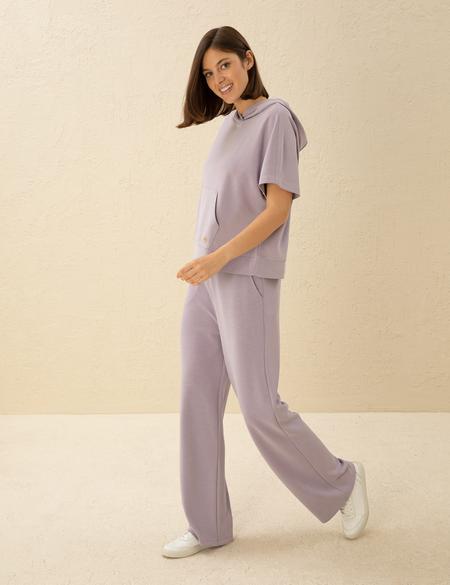 Lila Flare Fit Eşofman Altı - 50263360036