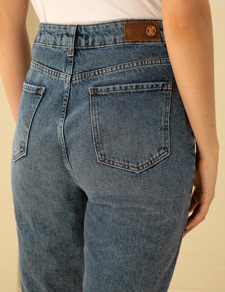İndigo Mom Fit Jean Pantolon - 50272861022