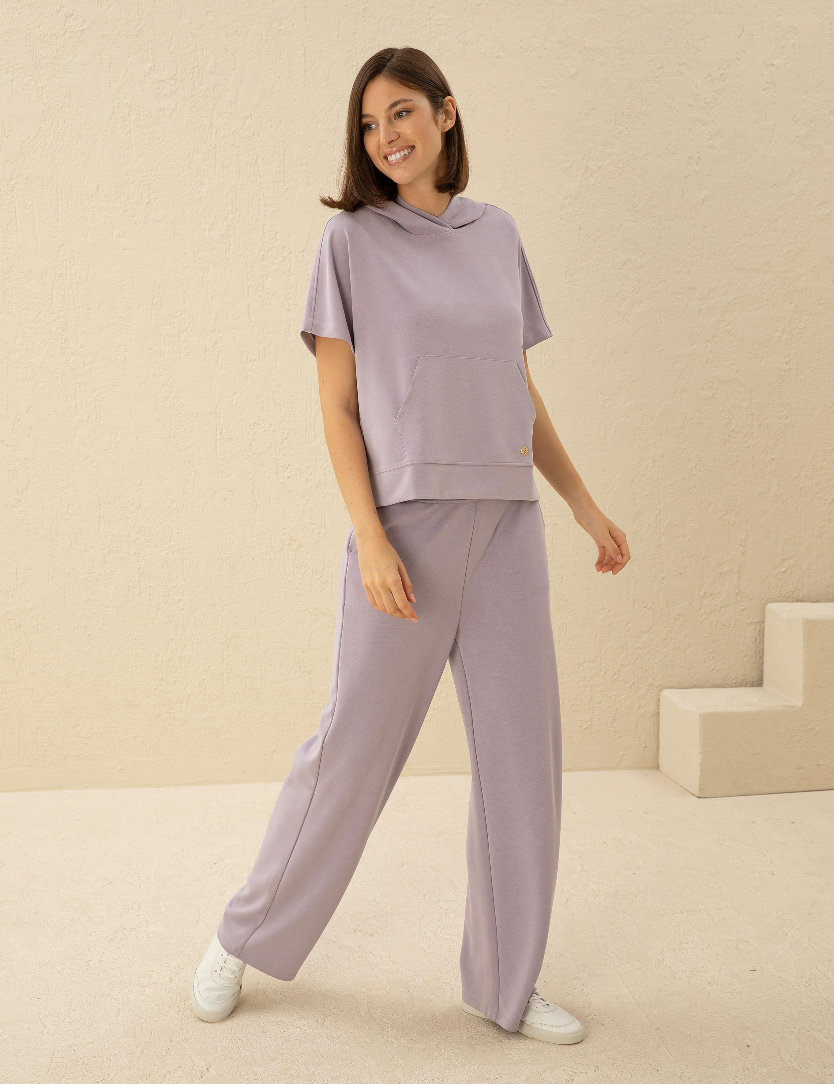 Lila Regular Fit Sweatshirt