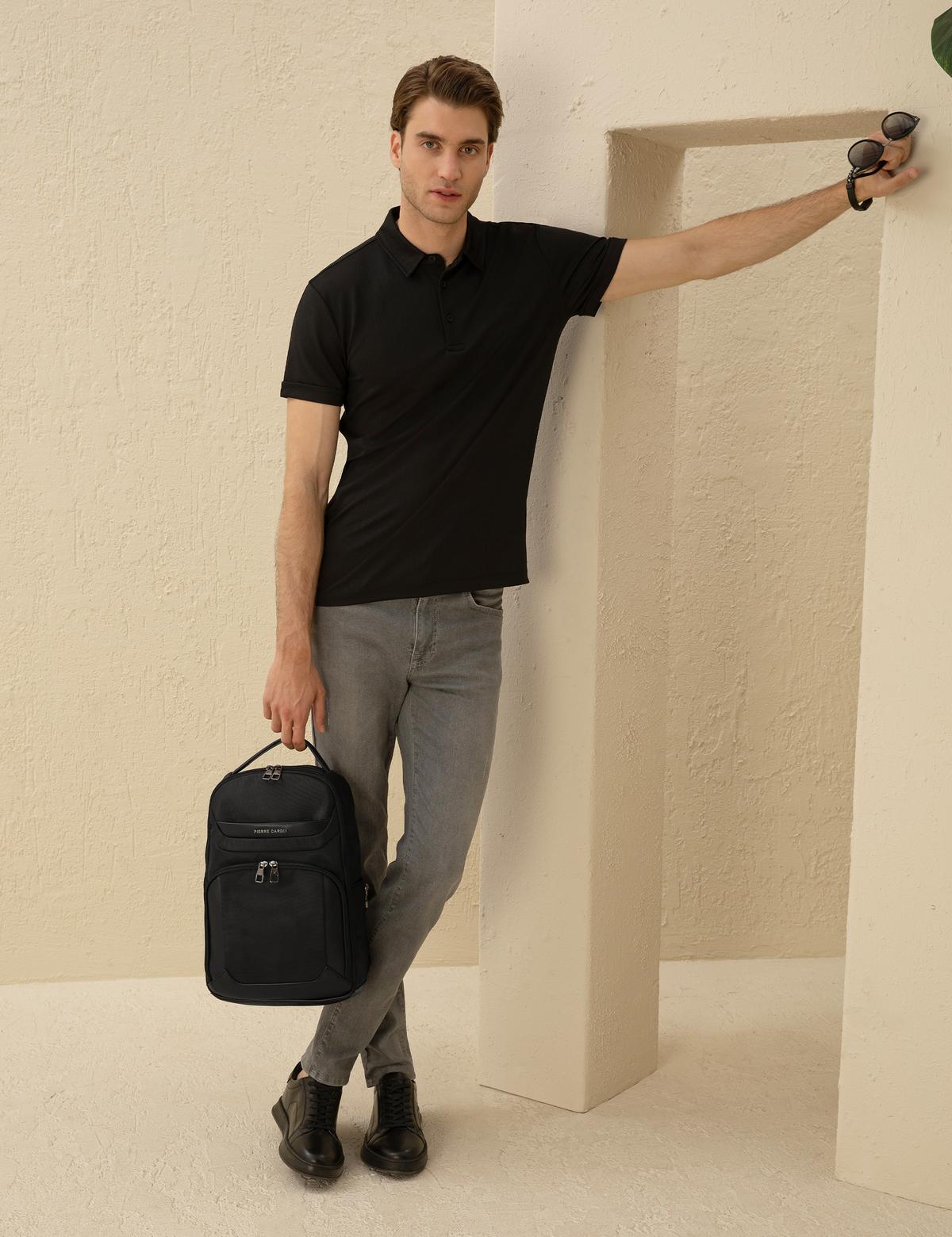 Erkek Siyah Sırt Çantası