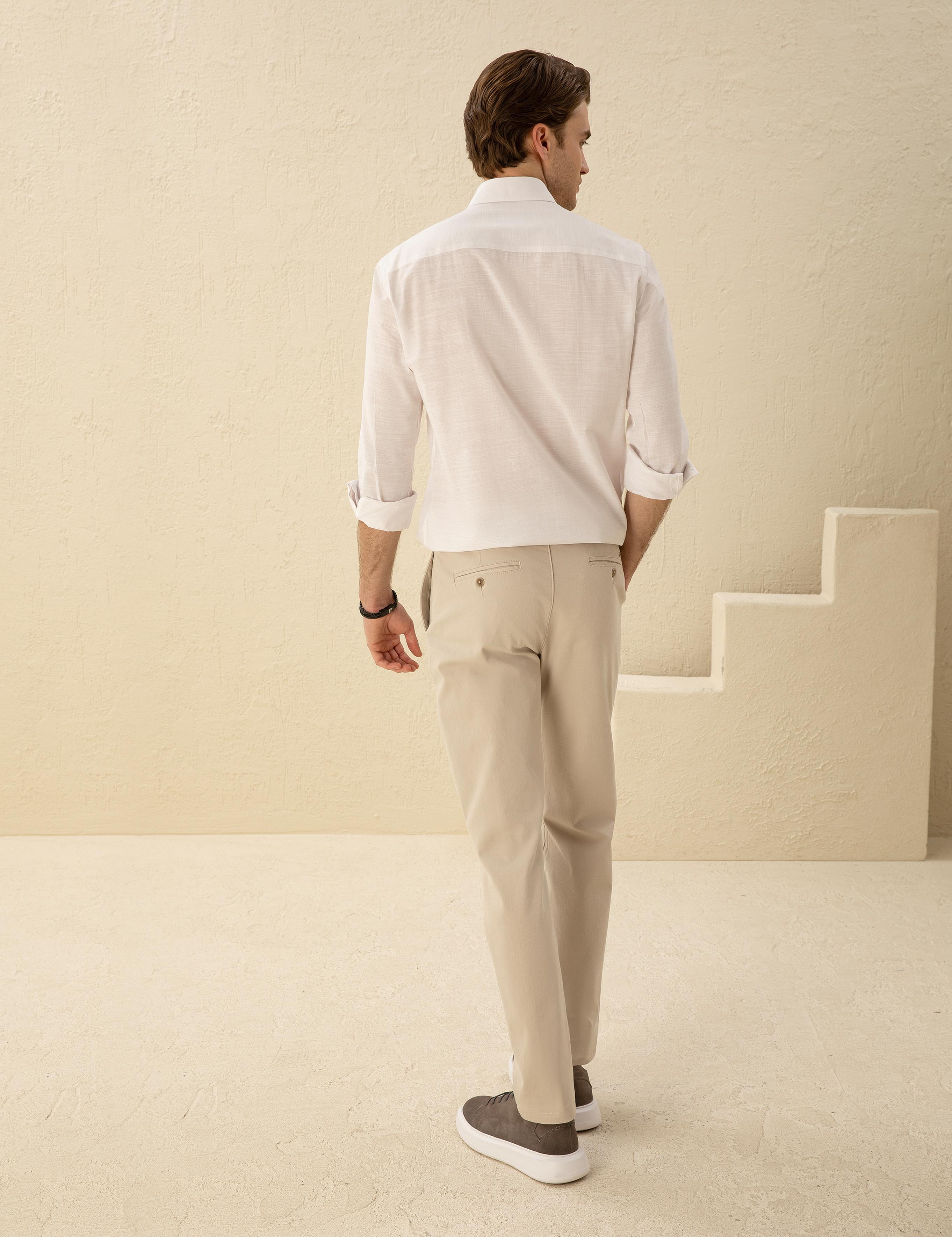 Taş Regular Fit Kanvas Pantolon