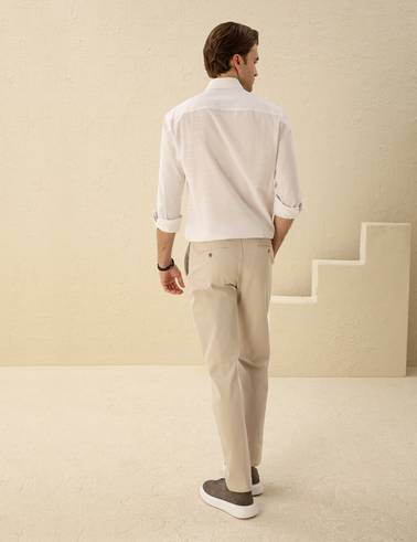 Taş Regular Fit Kanvas Pantolon