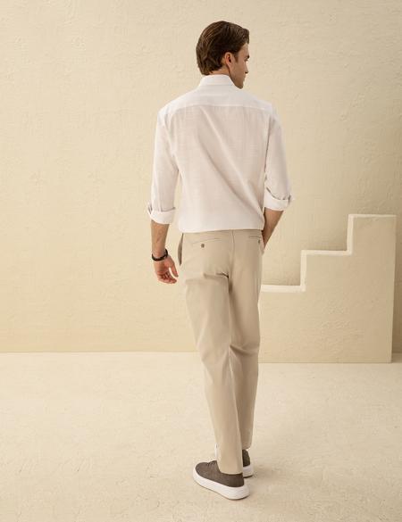 Taş Regular Fit Kanvas Pantolon - 50291520234