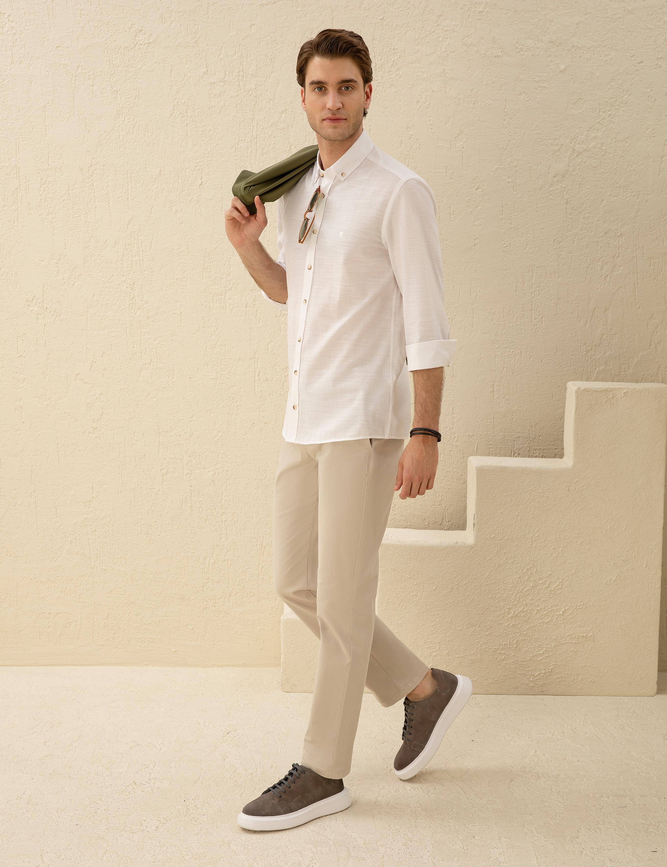 Taş Regular Fit Kanvas Pantolon