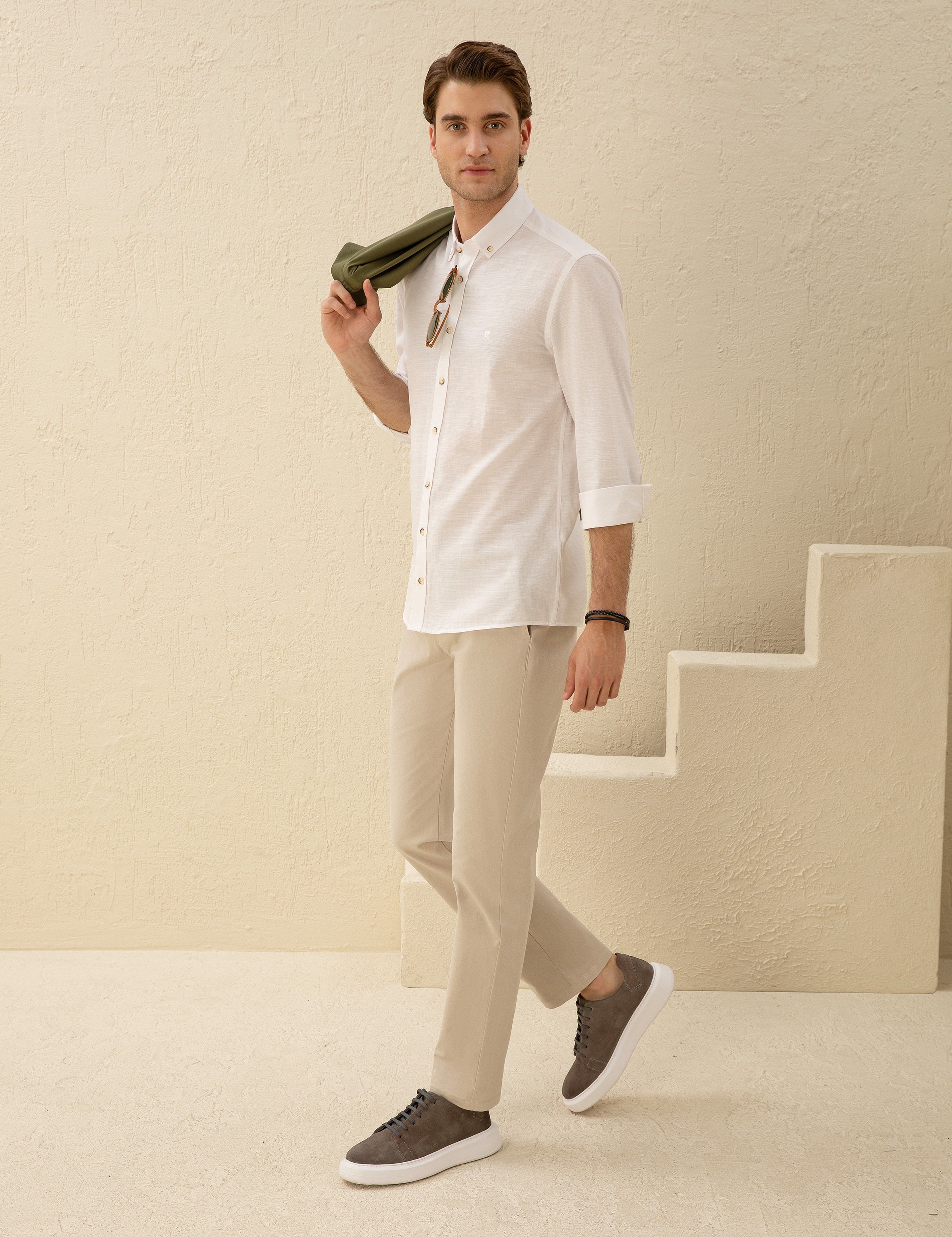 Taş Regular Fit Kanvas Pantolon - Image 3
