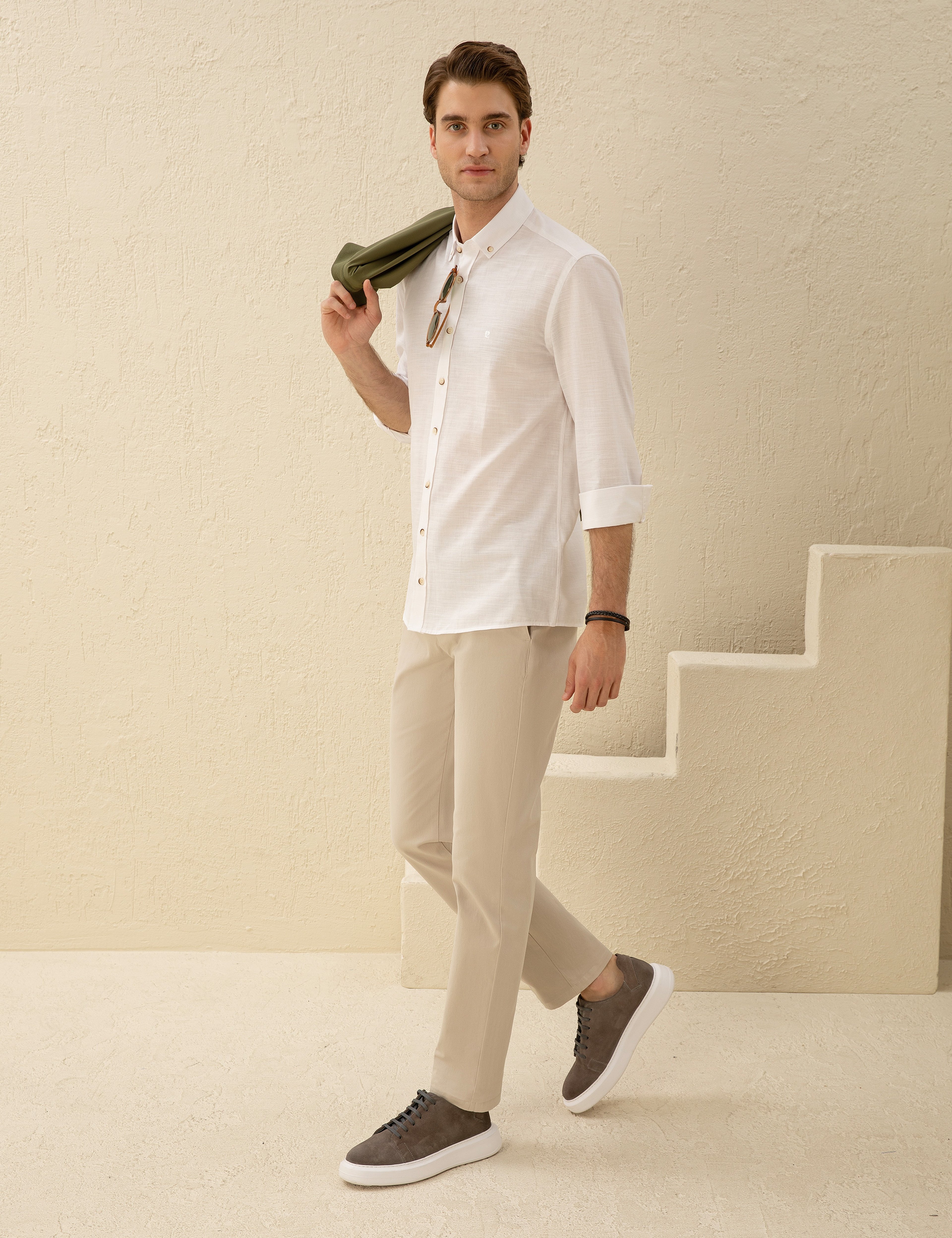 Taş Regular Fit Kanvas Pantolon