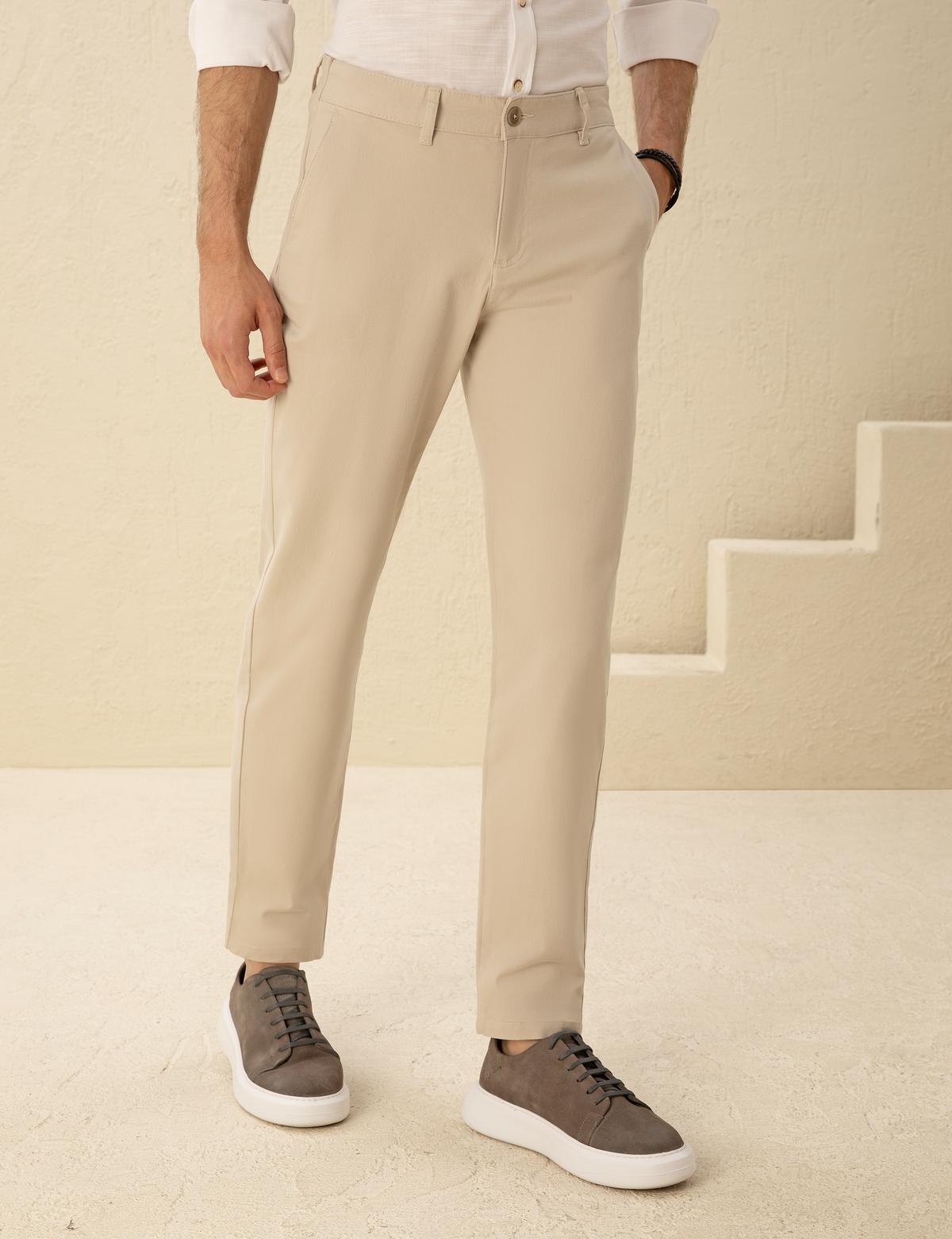 Taş Regular Fit Kanvas Pantolon - 50291520234