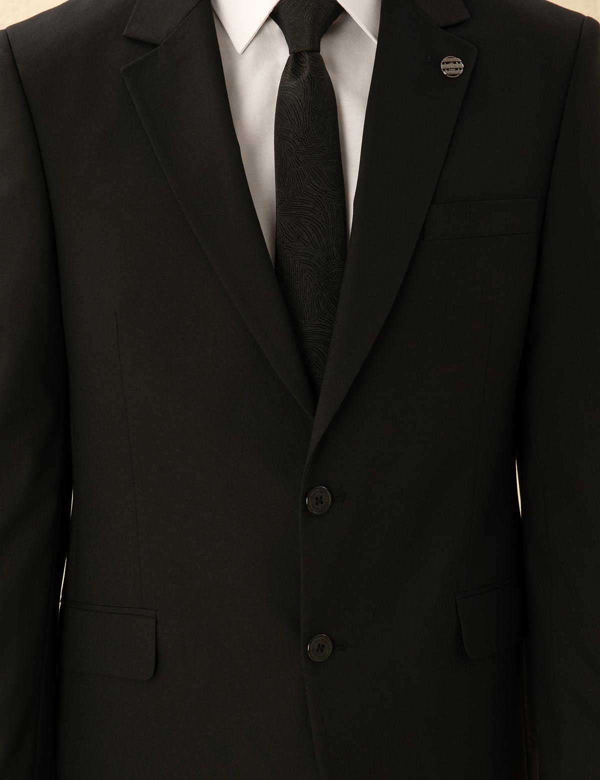 Siyah Slim Fit Takım Elbise - 50294744005