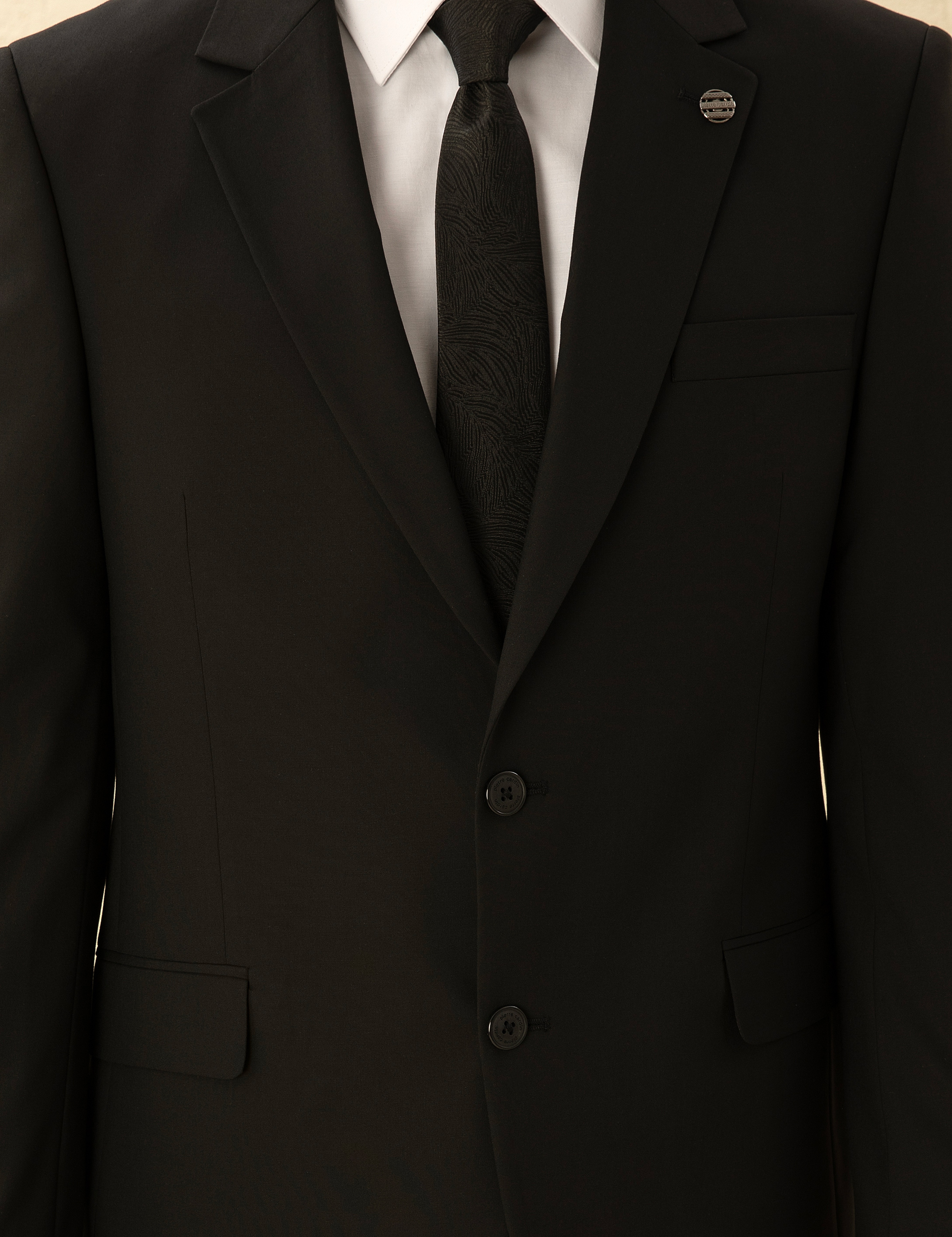 Siyah Slim Fit Takım Elbise