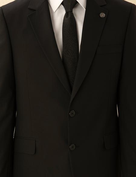 Siyah Slim Fit Takım Elbise - 50294744005