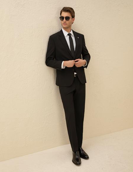 Siyah Slim Fit Takım Elbise - 50294744005
