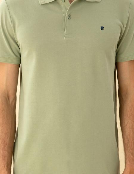 Çağla Yeşili Slim Fit Basic Tişört - 50291625033