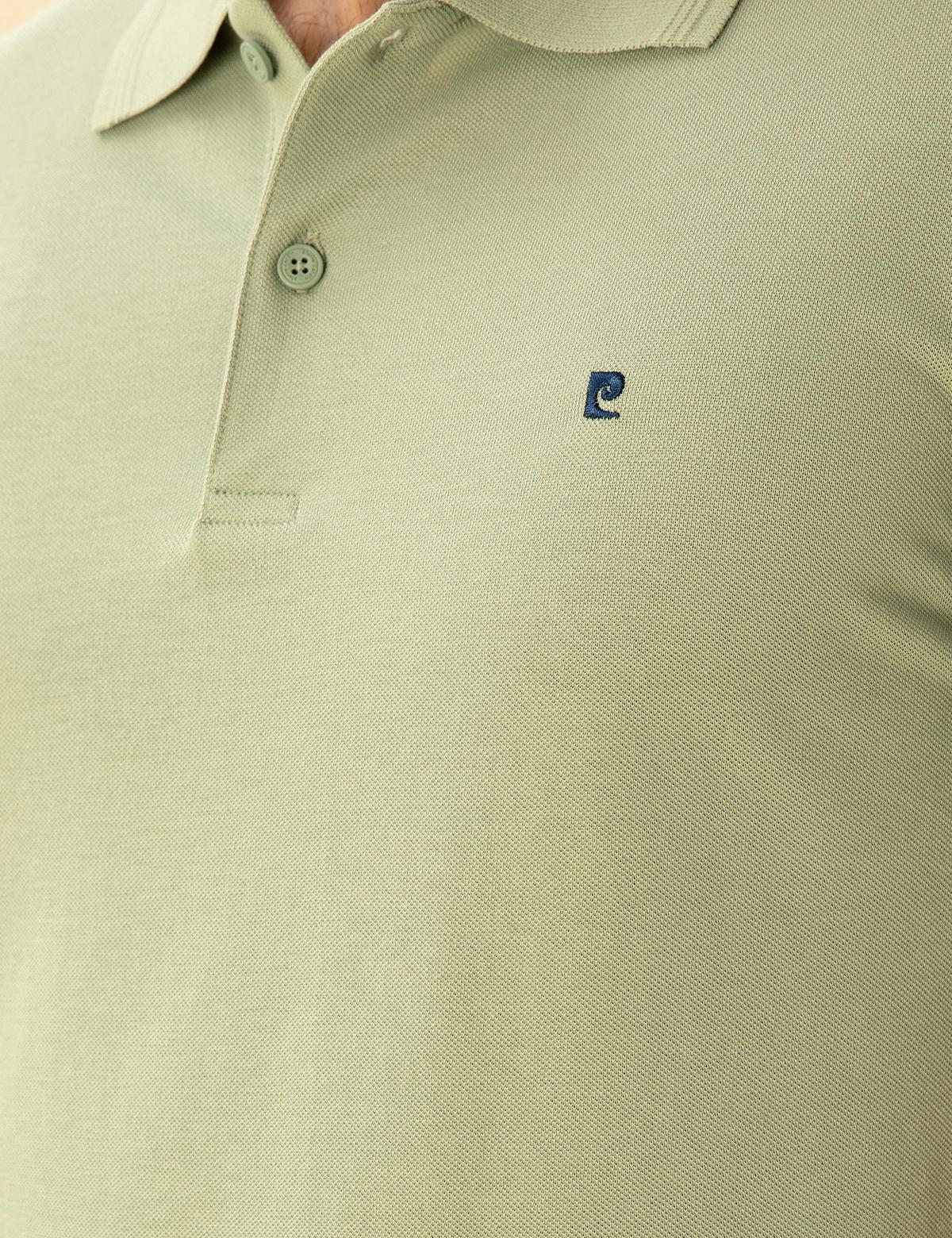 Çağla Yeşili Slim Fit Basic Tişört - 50291625033