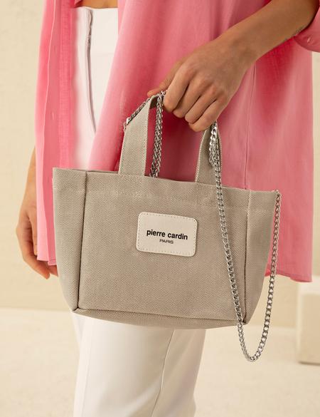 Bej Kanvas Çanta - 50291672005