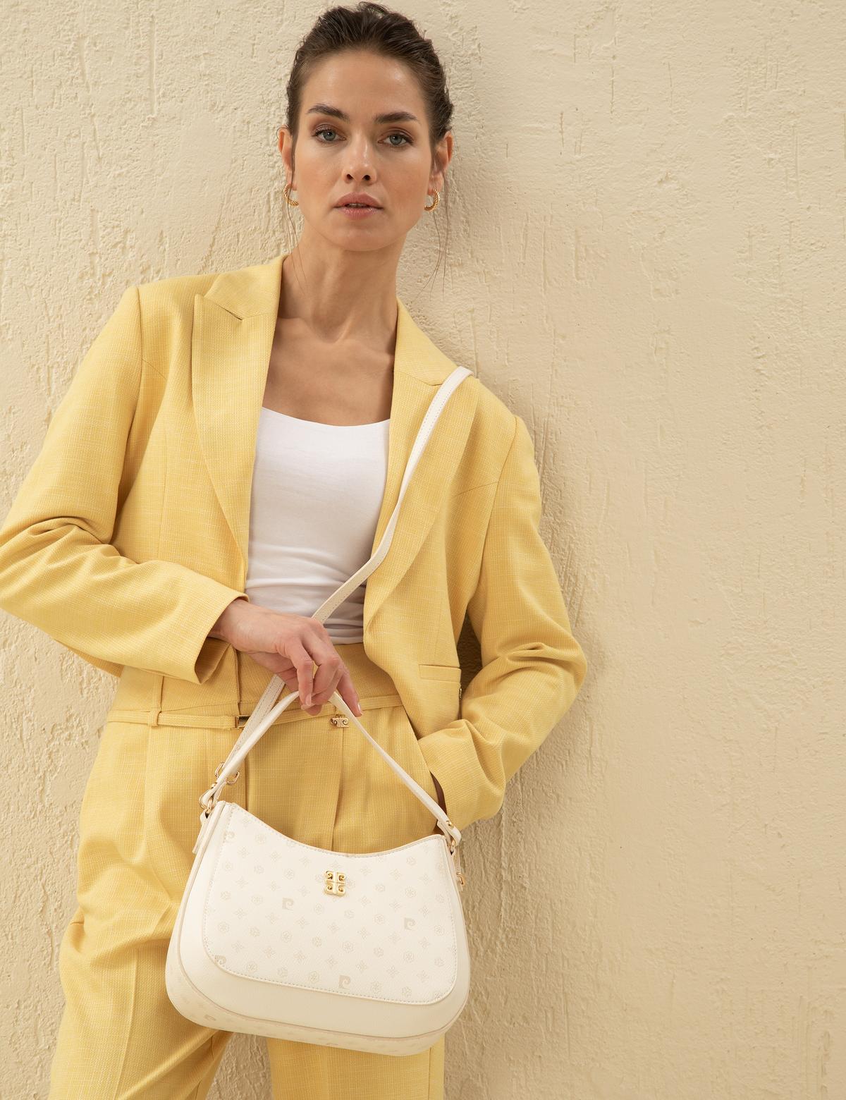 Beyaz Omuz Çantası