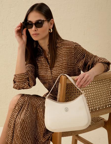 Beyaz Omuz Çantası - 50297675003