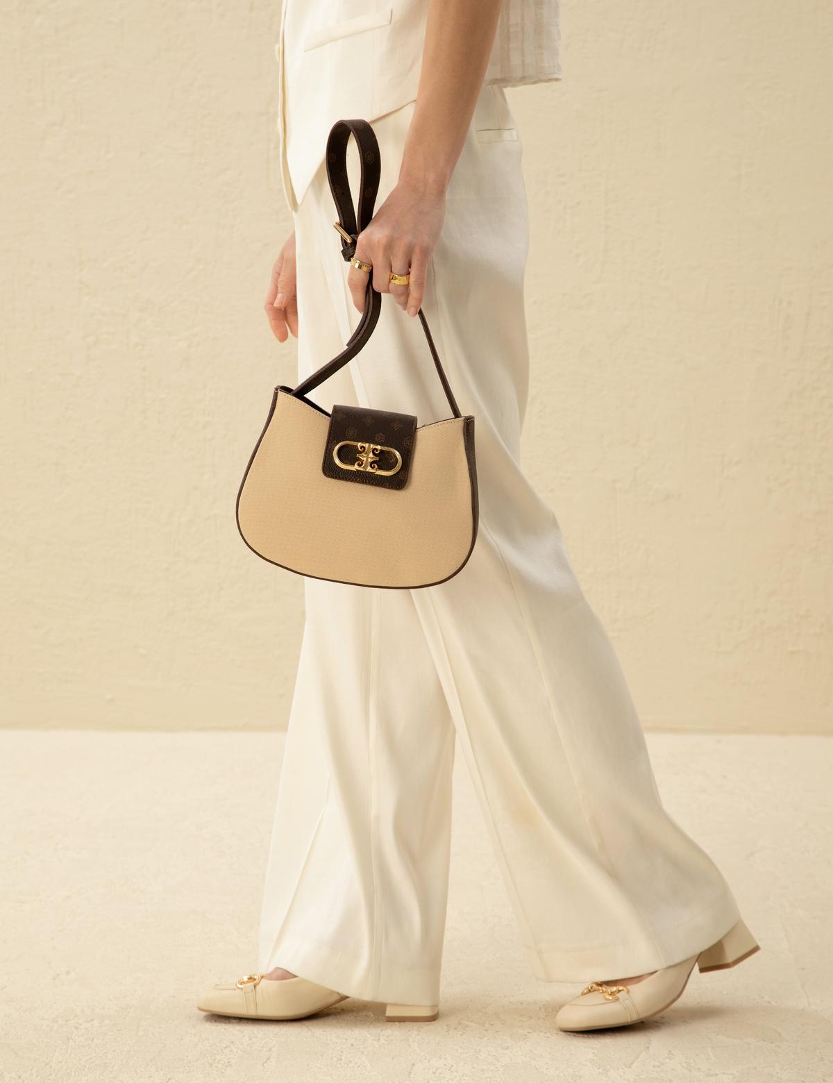 Bej Omuz Çantası - 50297708002