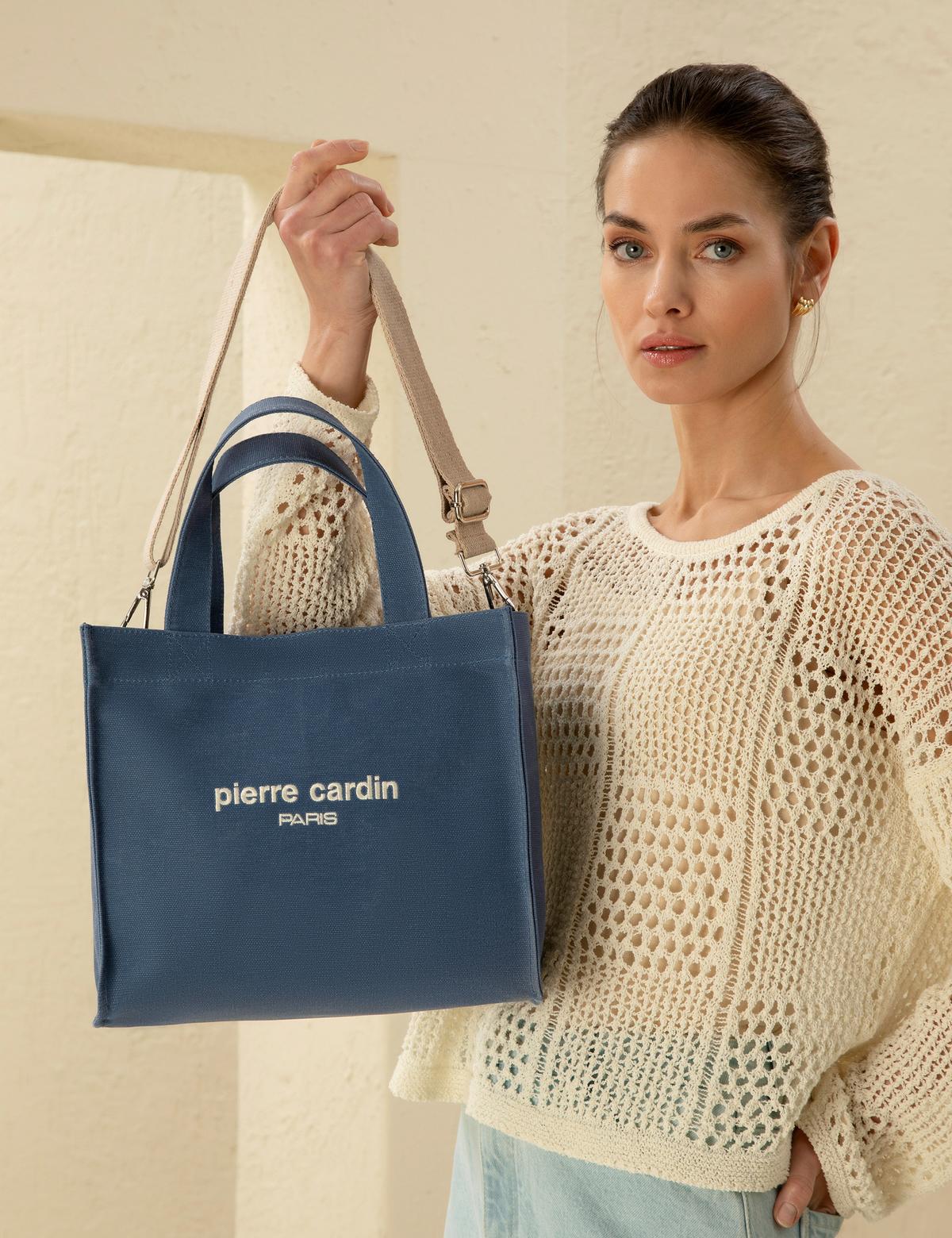 Lacivert Kanvas Çantası