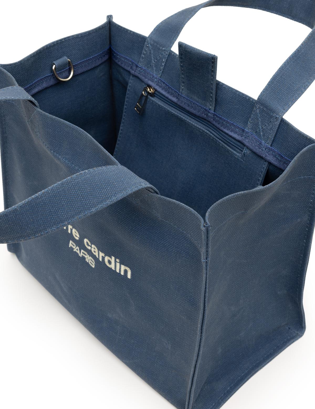 Lacivert Kanvas Çantası - 50297751001