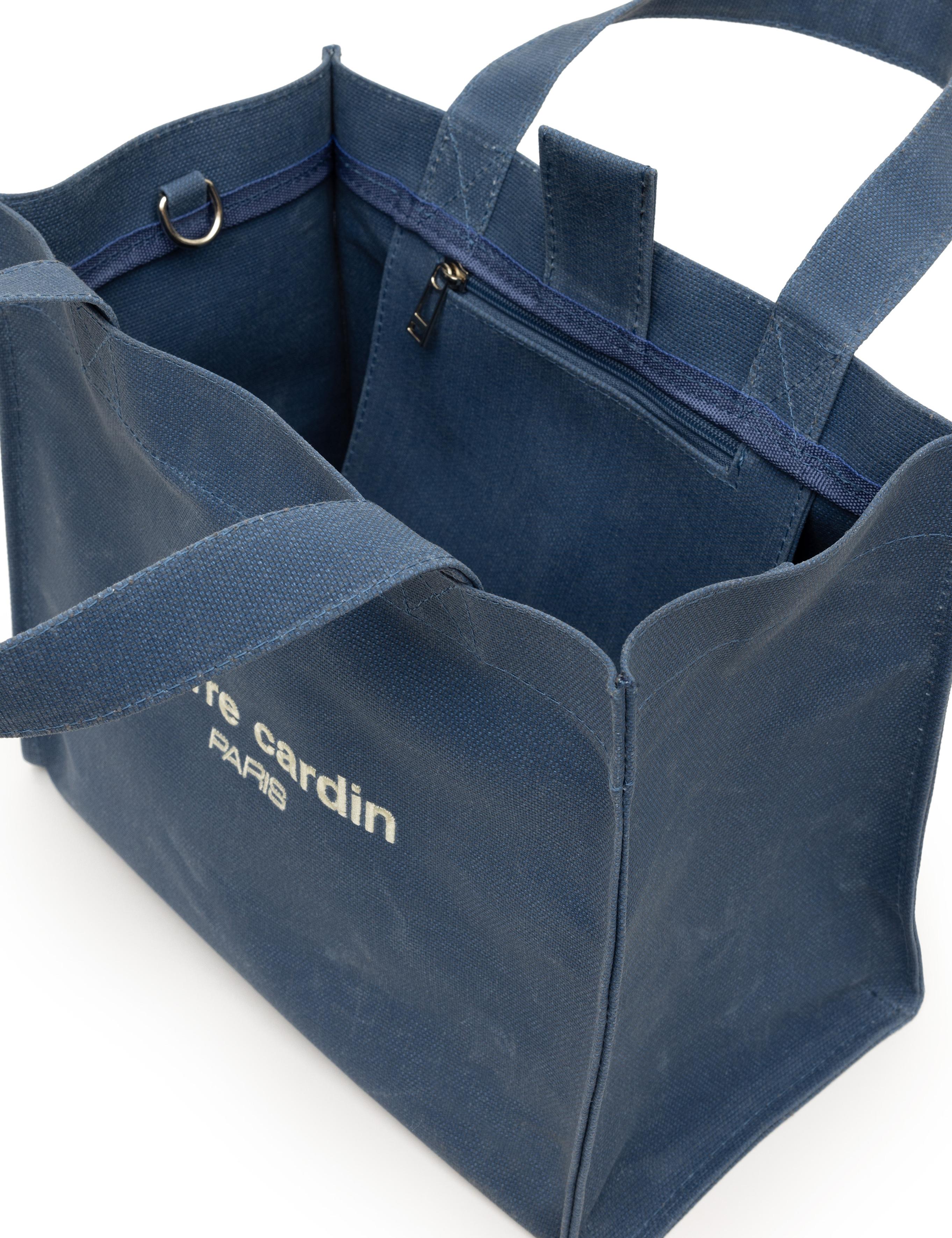 Lacivert Kanvas Çantası