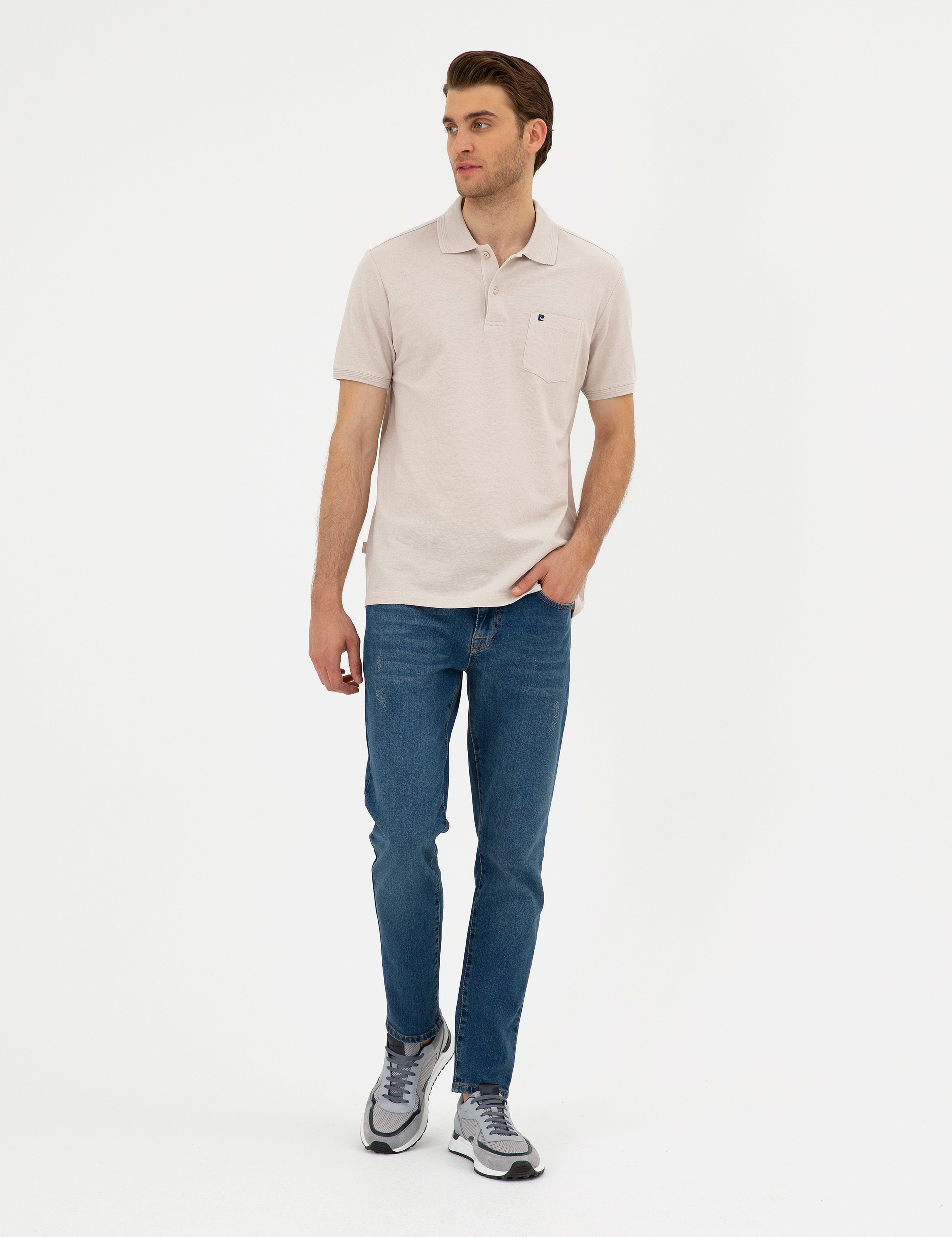 Taş Regular Fit Basic Tişört - Image 4