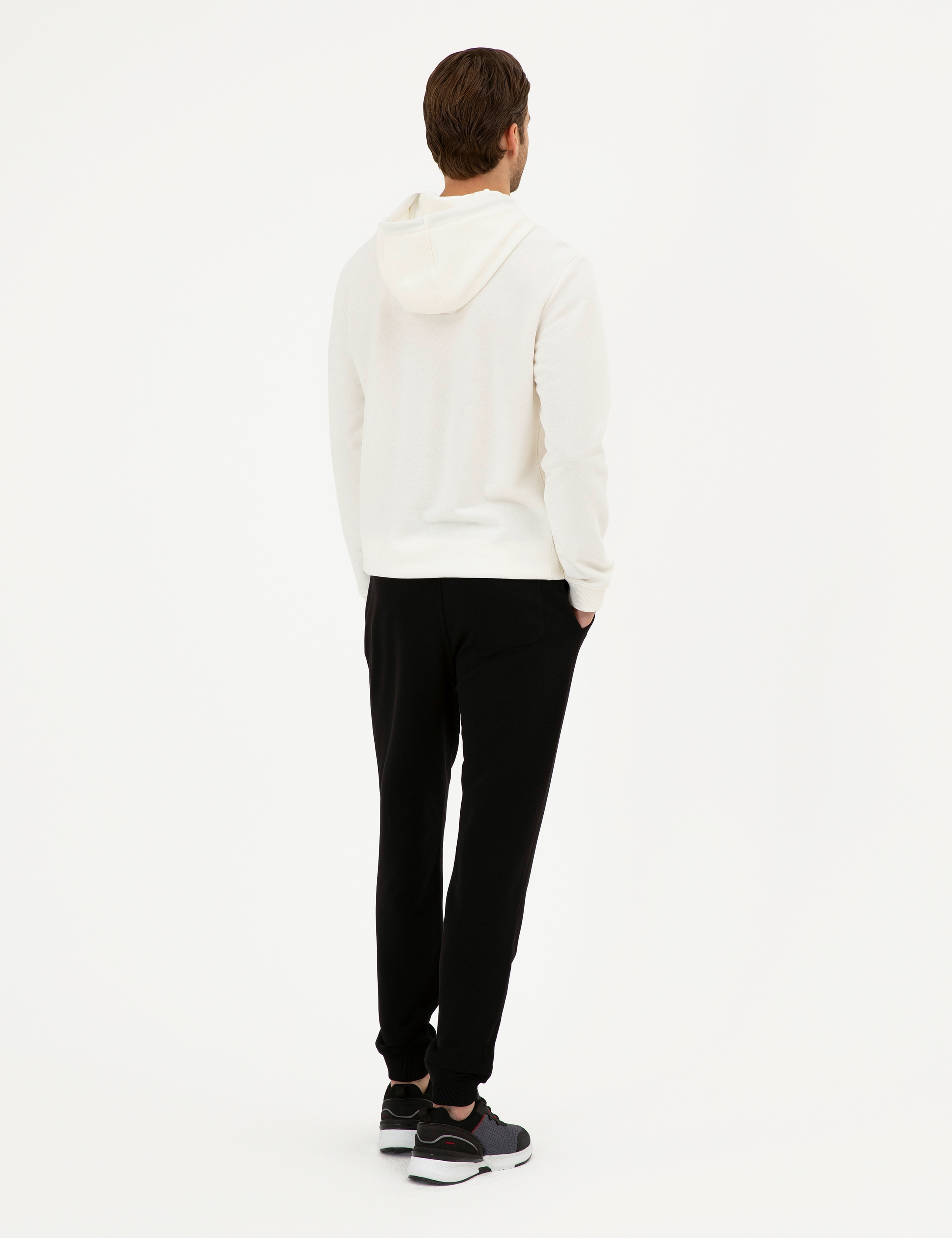 Siyah Slim Fit Eşofman Altı - Image 4