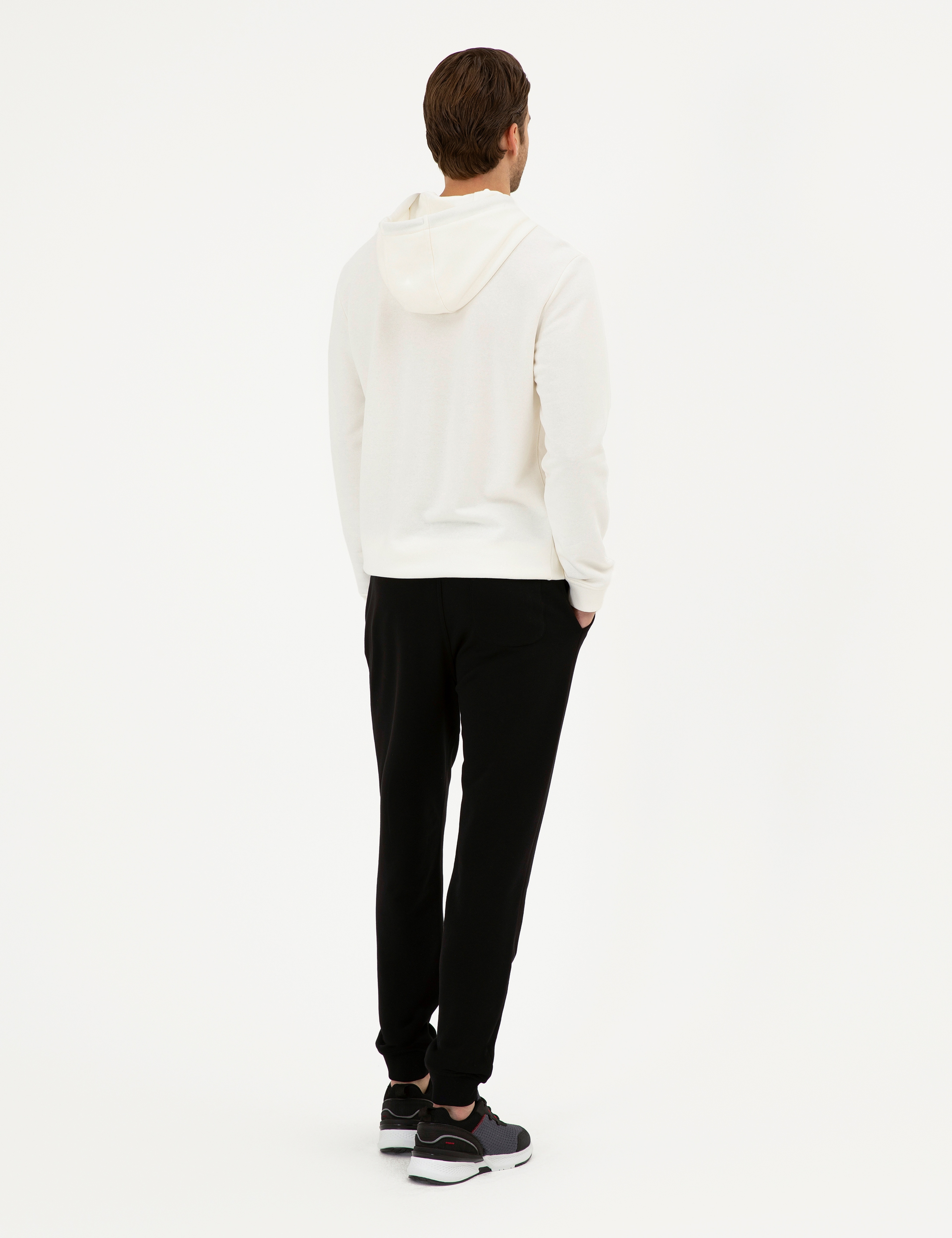 Siyah Slim Fit Eşofman Altı