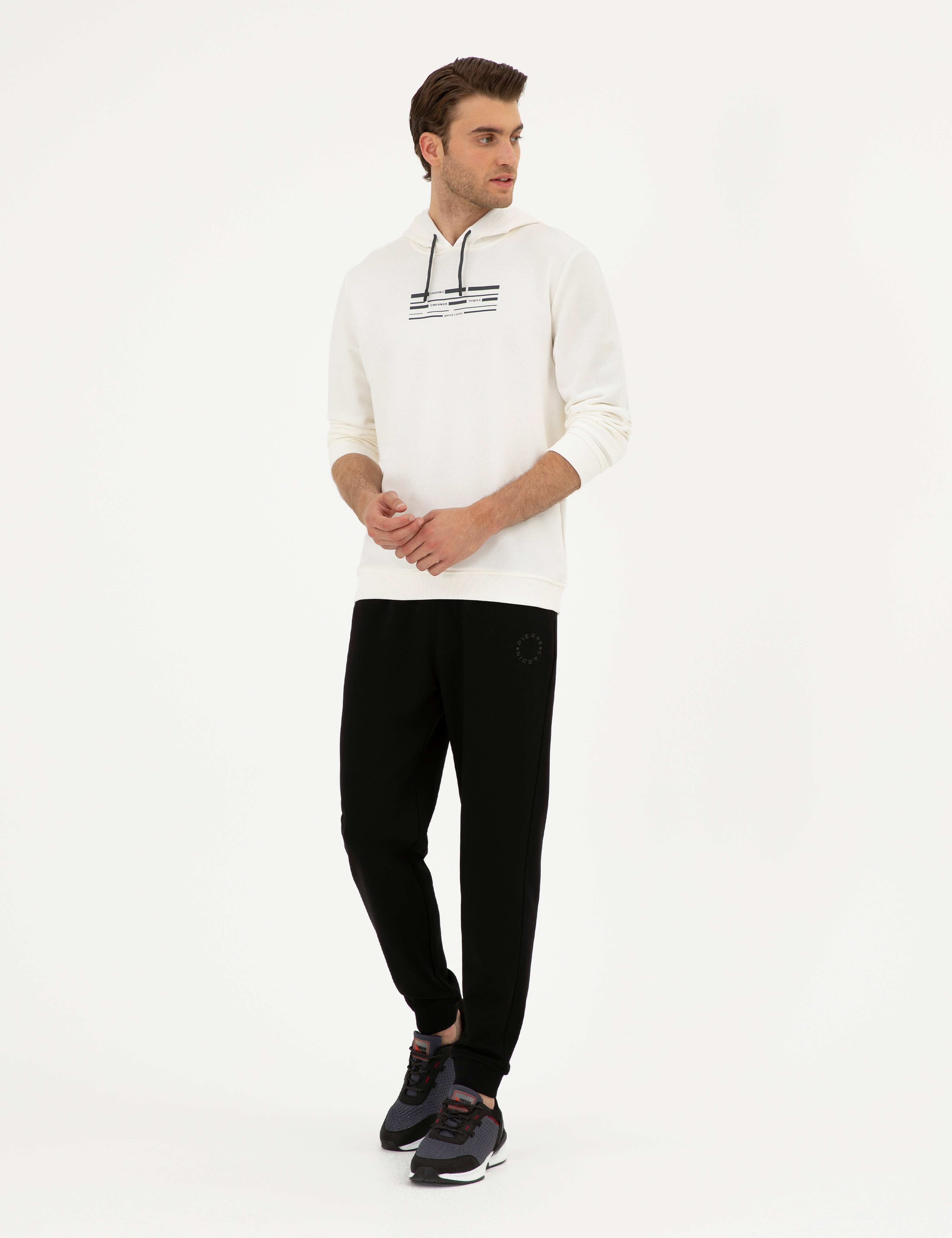 Siyah Slim Fit Eşofman Altı