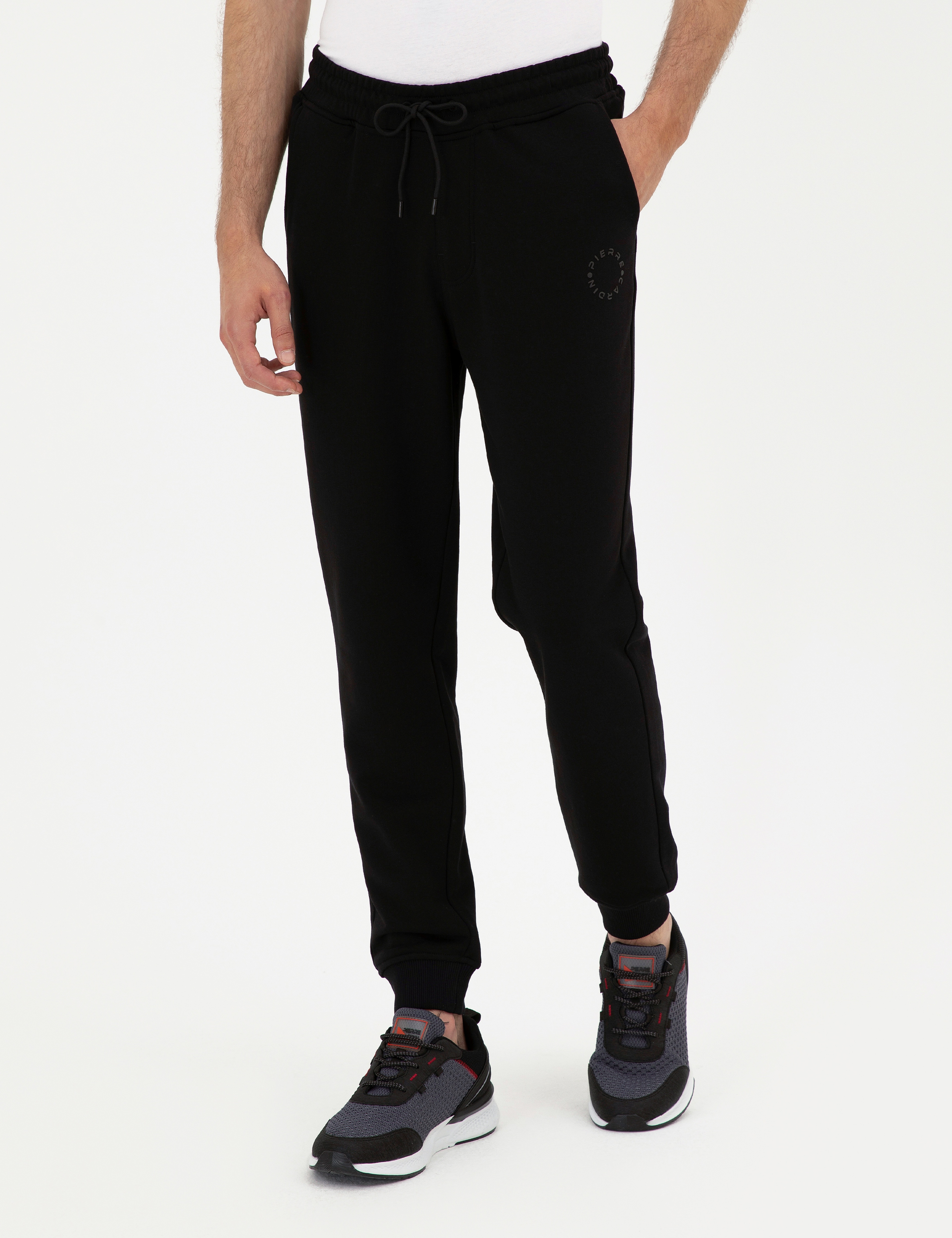 Siyah Slim Fit Eşofman Altı