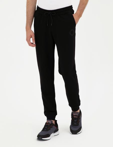 Siyah Slim Fit Eşofman Altı - 50295727007