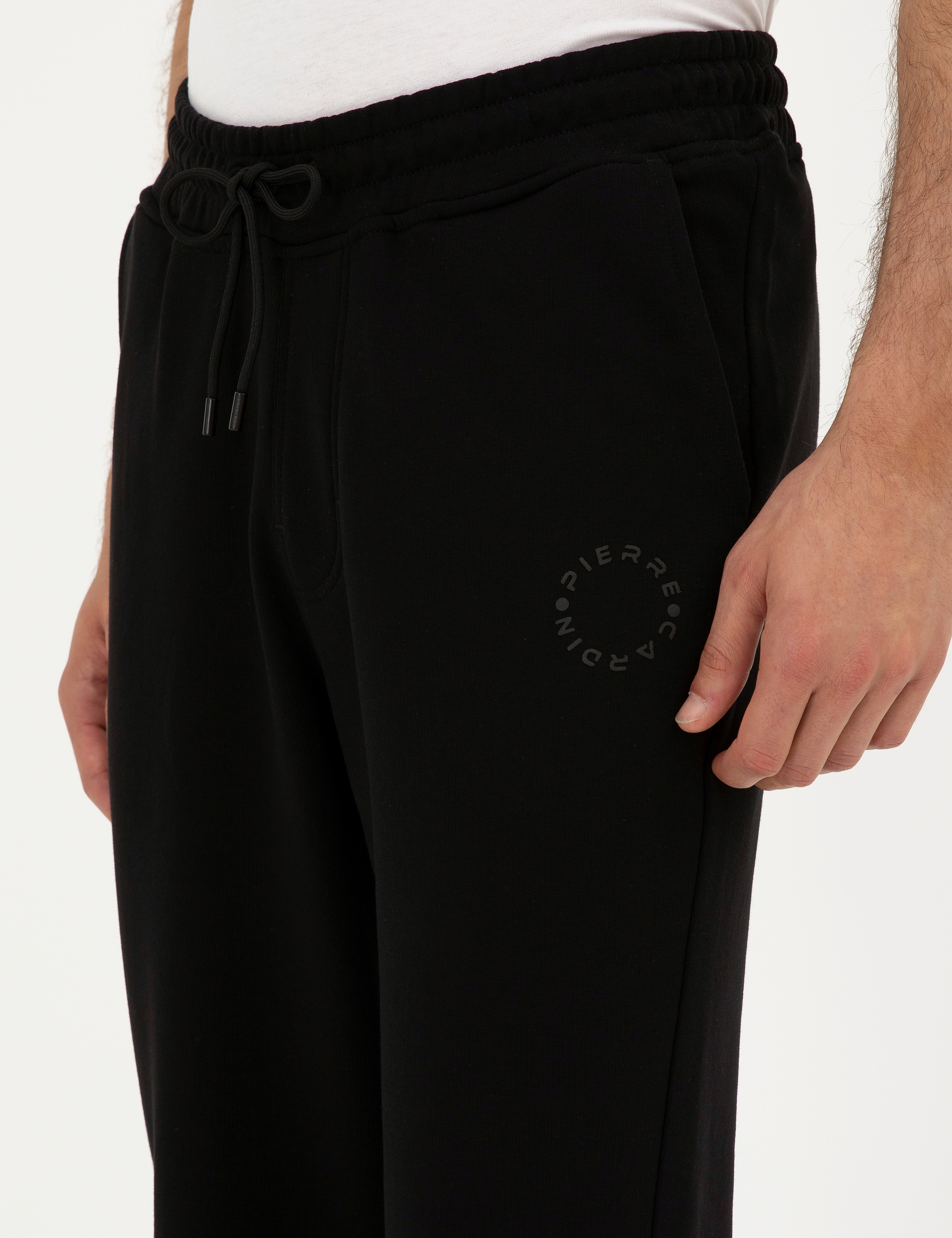 Siyah Slim Fit Eşofman Altı - Image 5