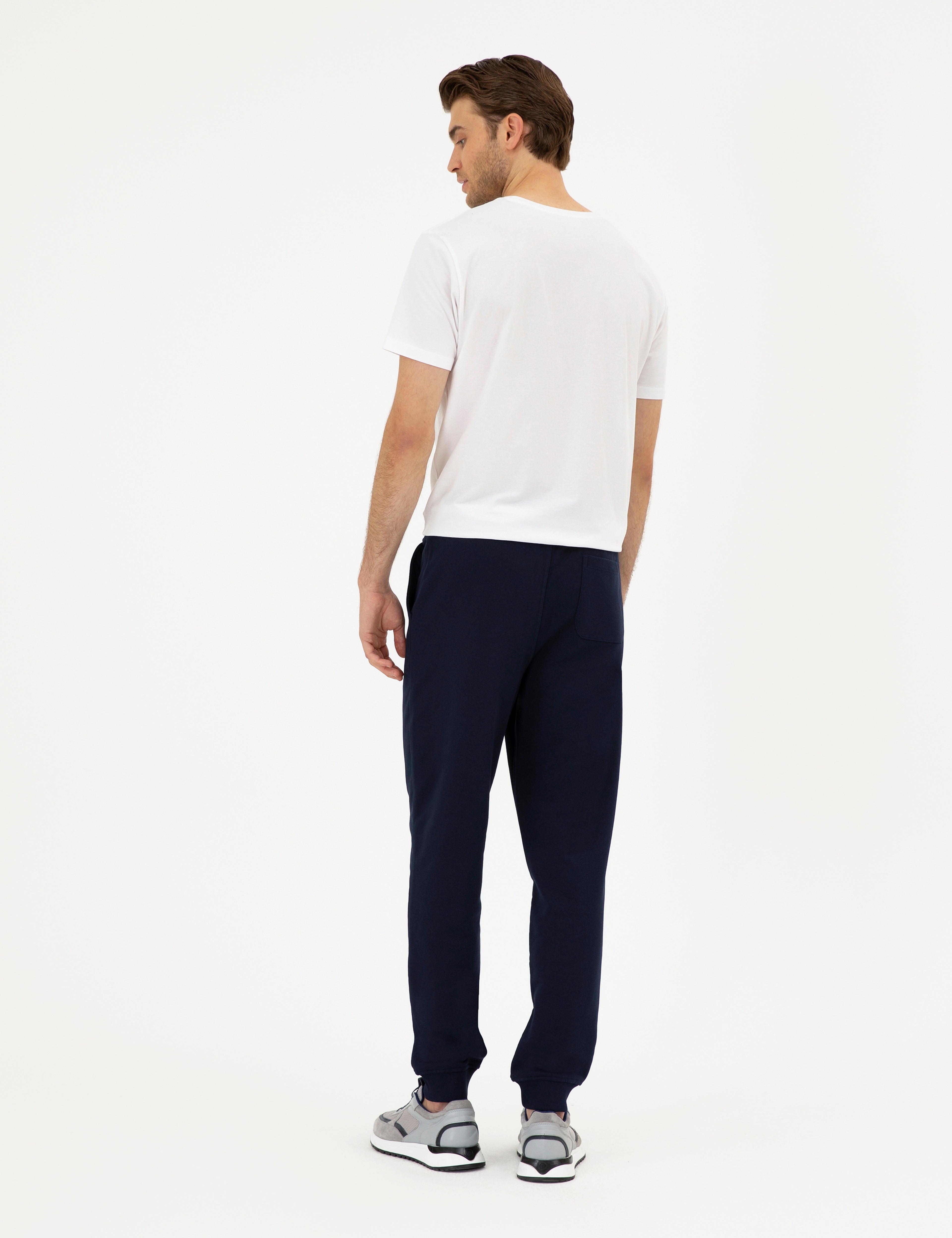 Lacivert Slim Fit Eşofman Altı