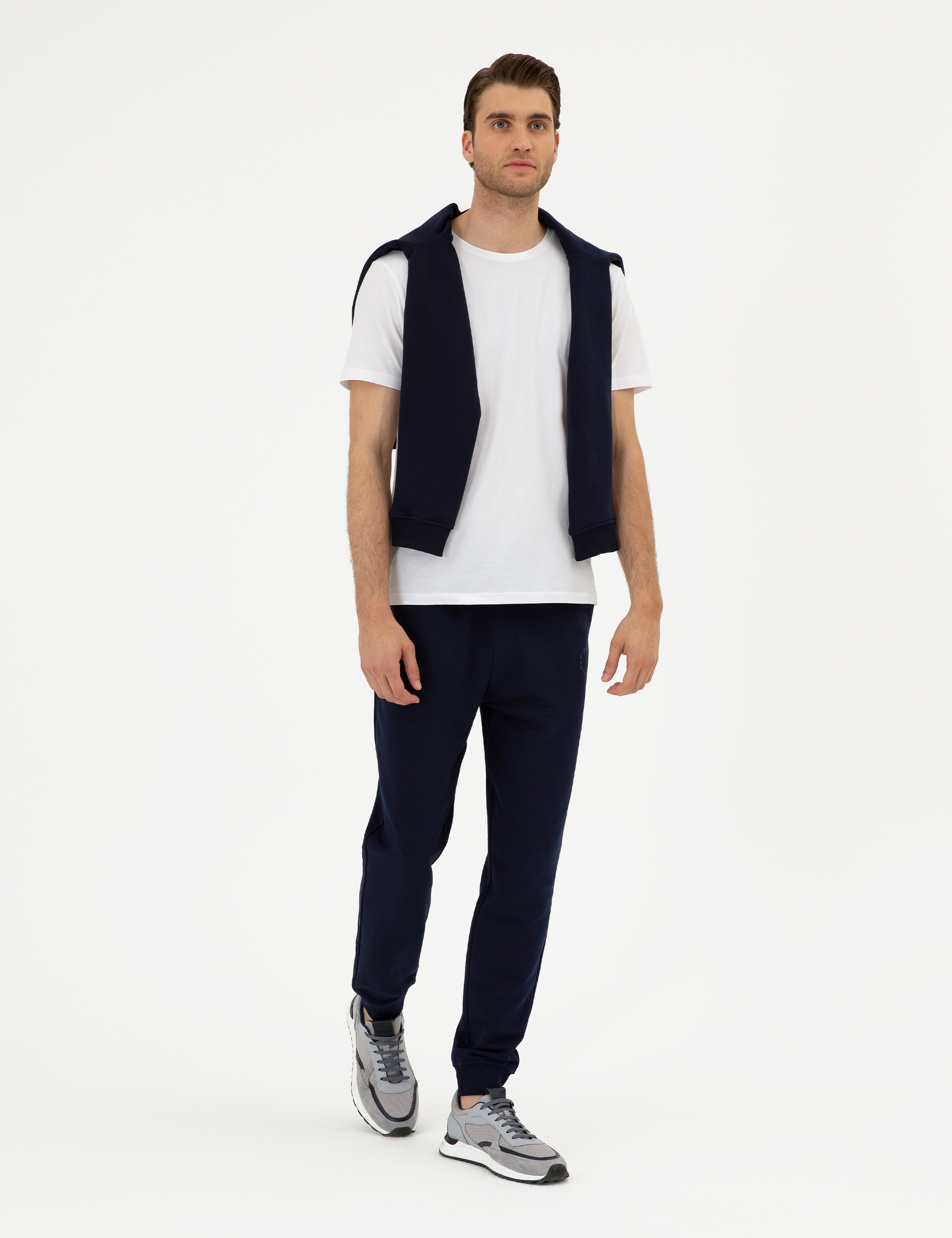 Lacivert Slim Fit Eşofman Altı - Image 3