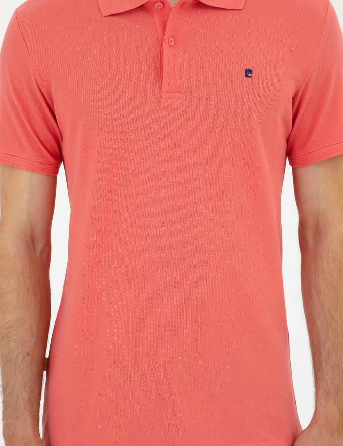 Mercan Slim Fit %100 Pamuk Polo Yaka Basic Tişört - 50291625210