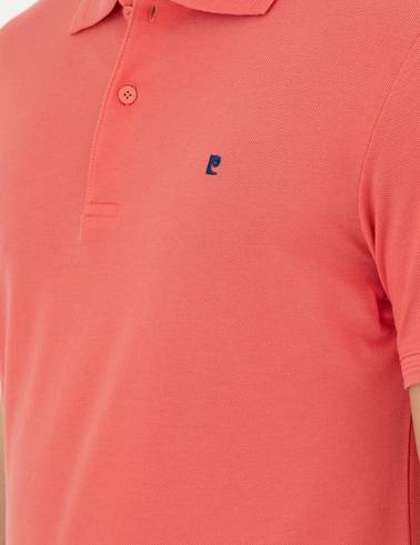 Mercan Slim Fit %100 Pamuk Polo Yaka Basic Tişört