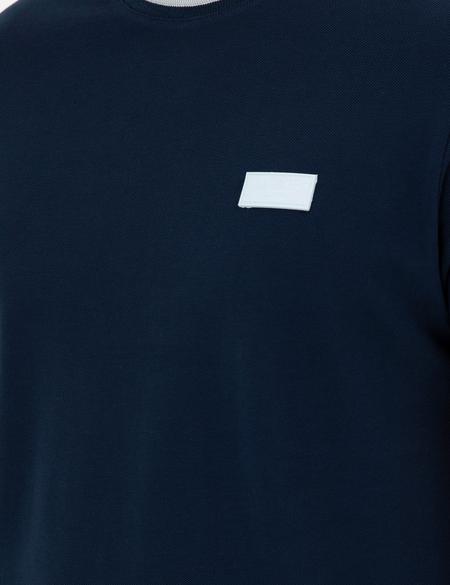 Lacivert Slim Fit Tişört - 50296578001