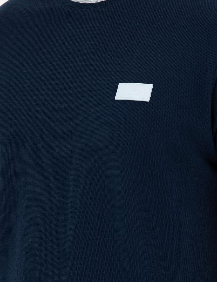 Lacivert Slim Fit Tişört