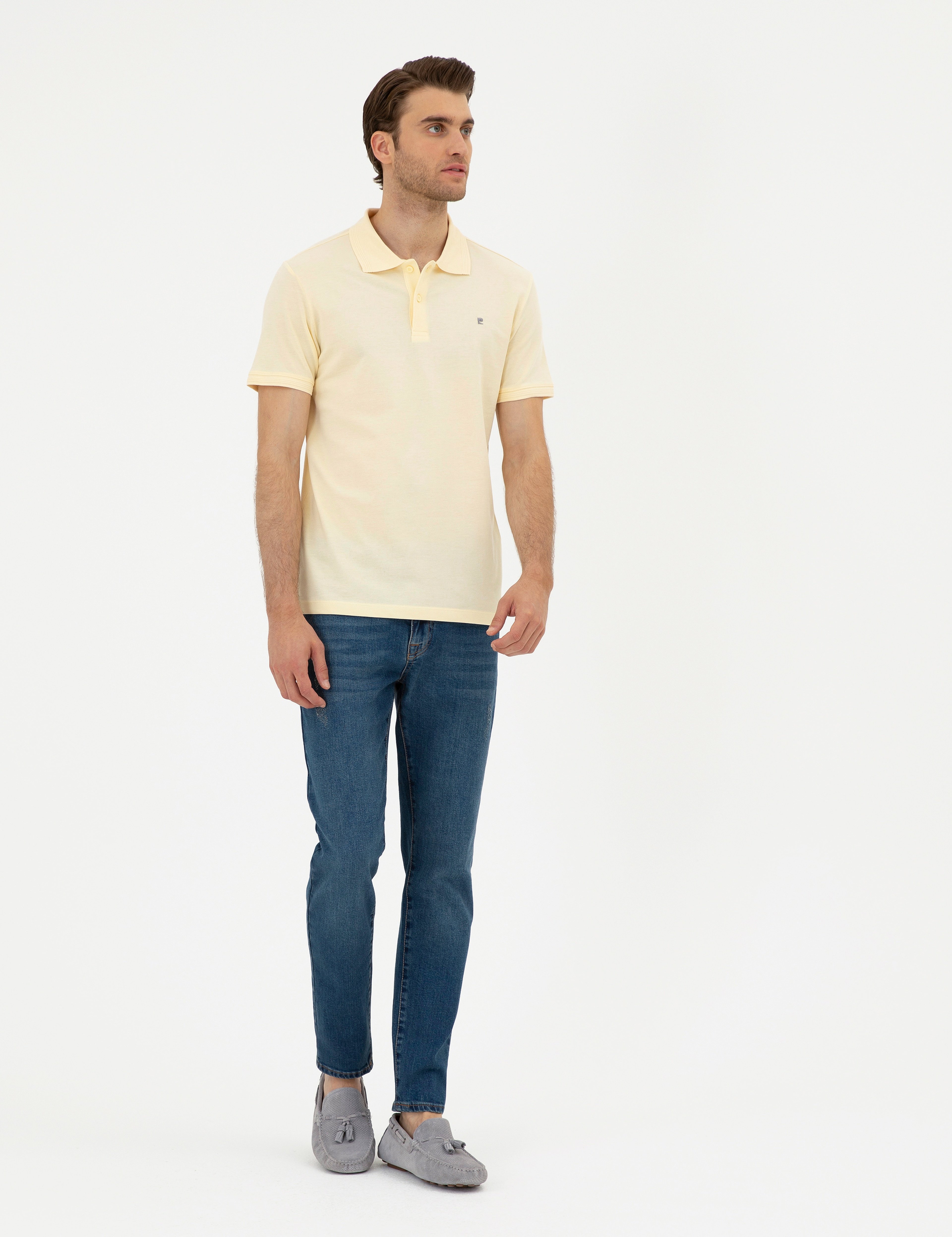 Limon Slim Fit Basic Tişört - Image 4