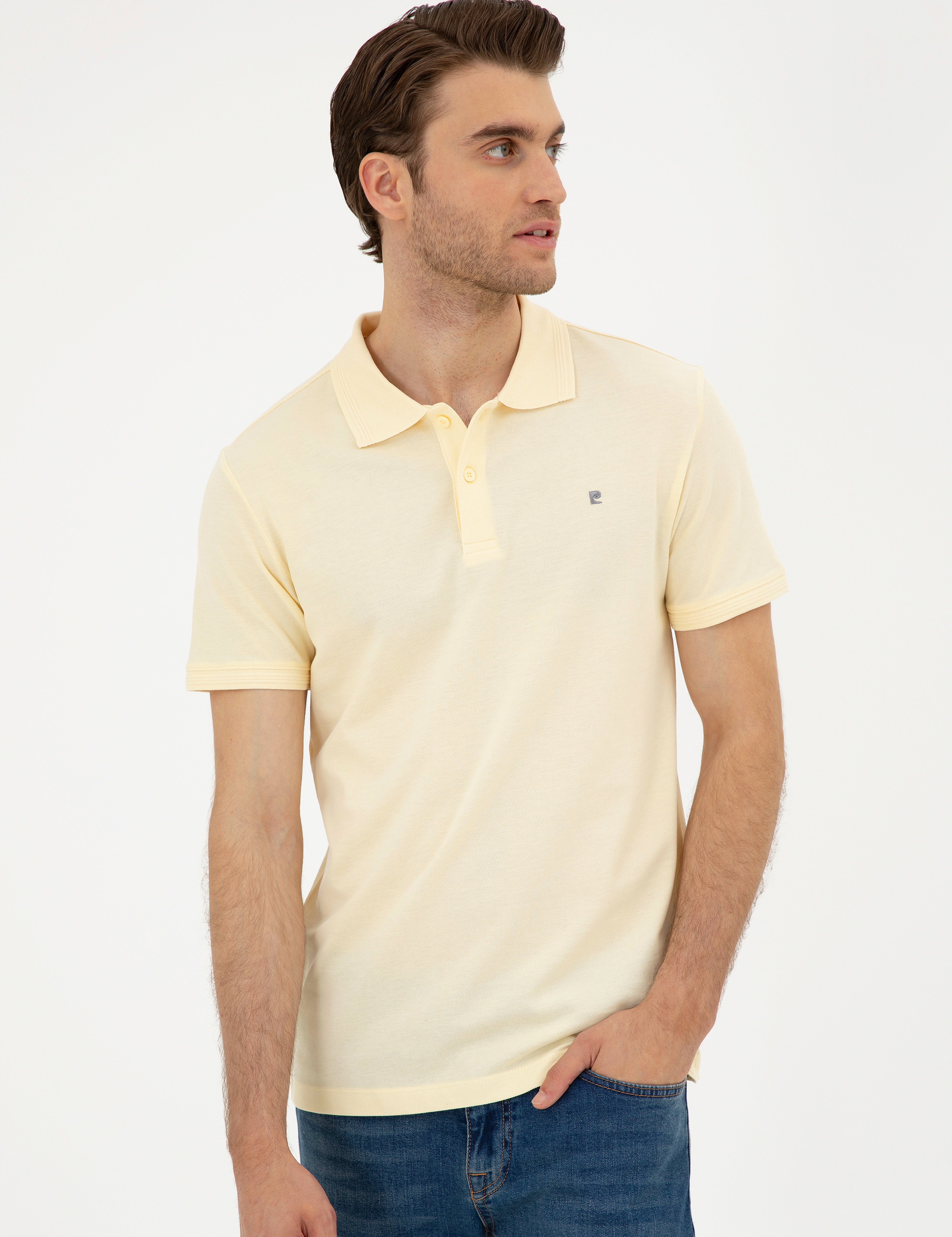 Limon Slim Fit Basic Tişört - Image 3
