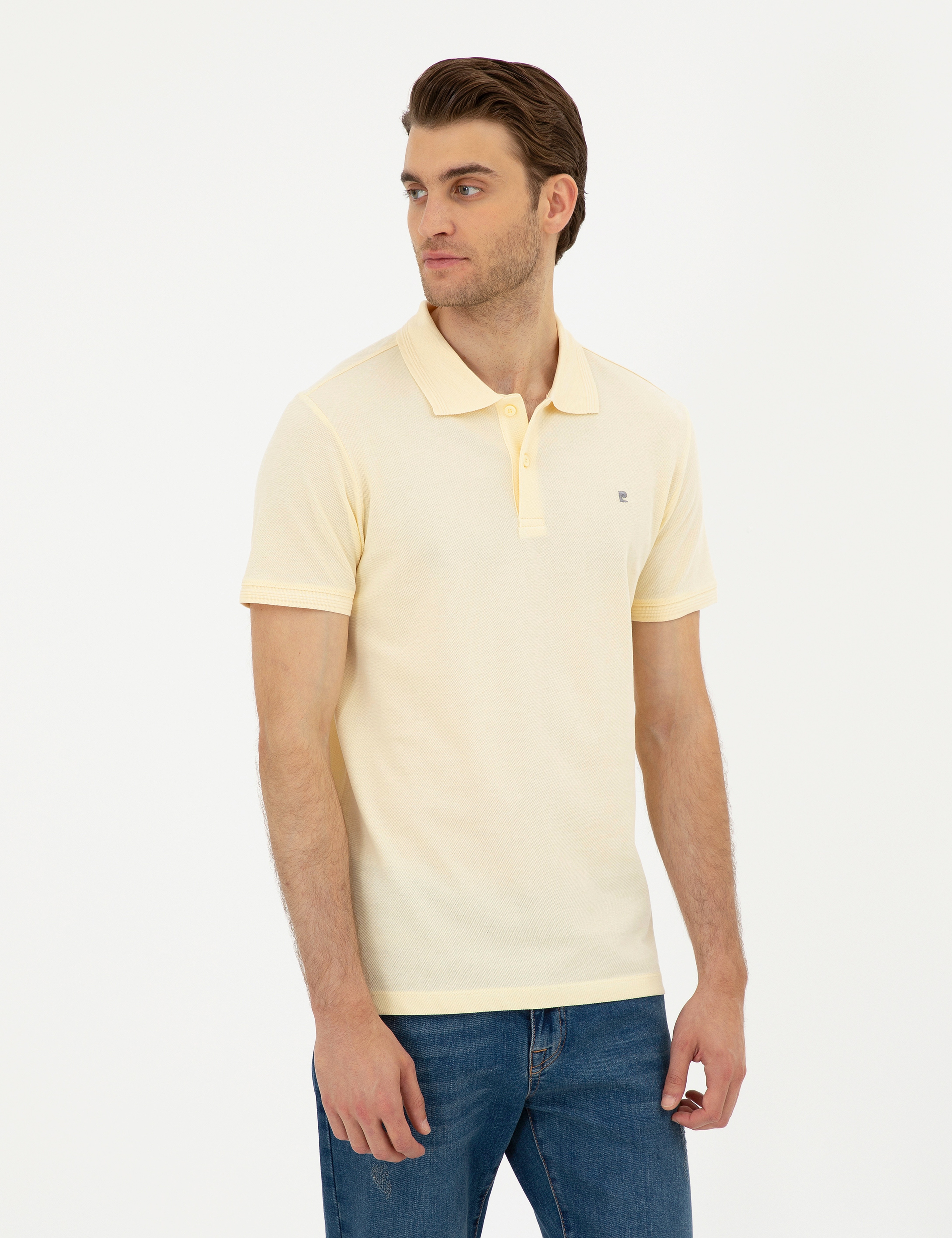 Limon Slim Fit Basic Tişört - Image 1
