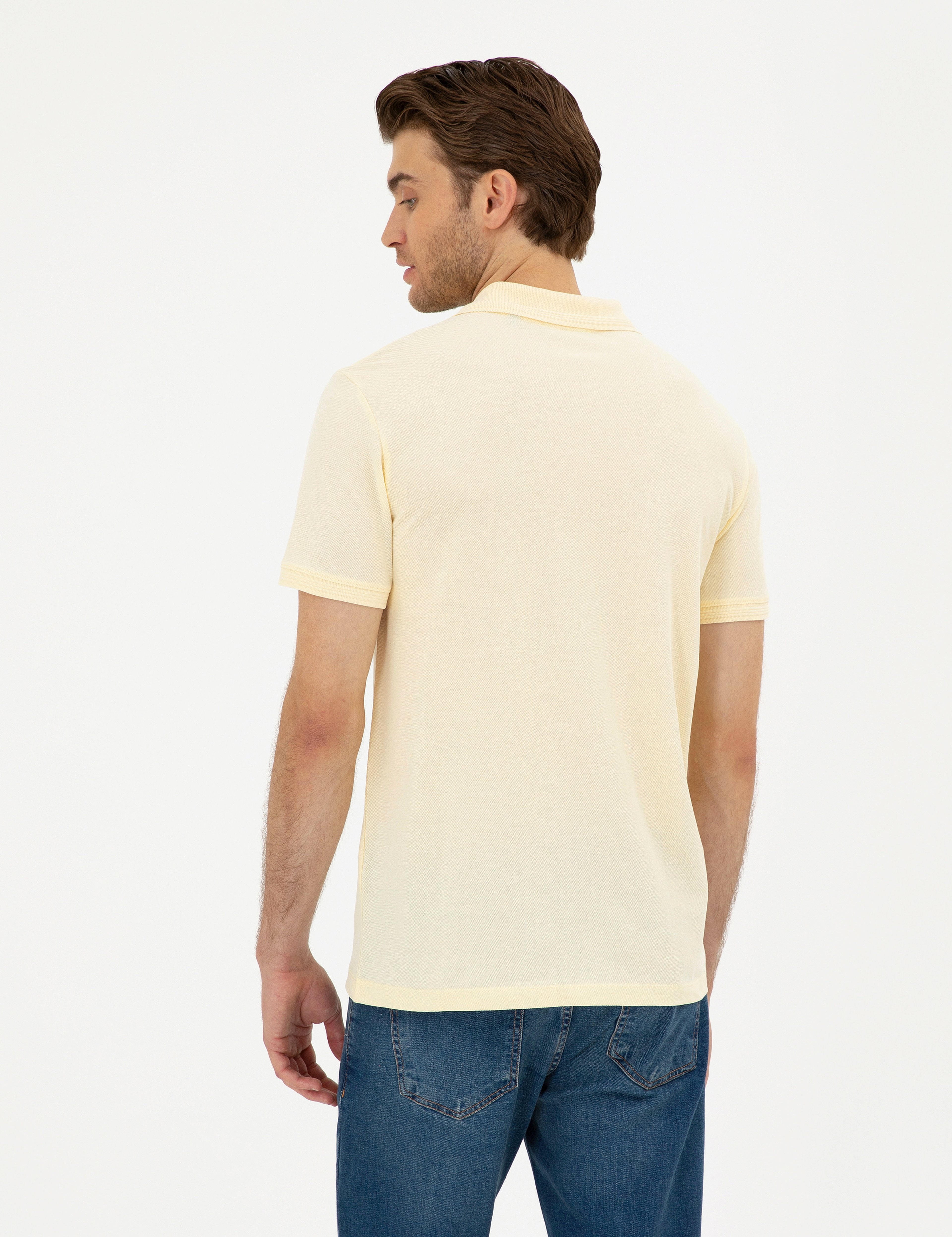Limon Slim Fit Basic Tişört - Image 5