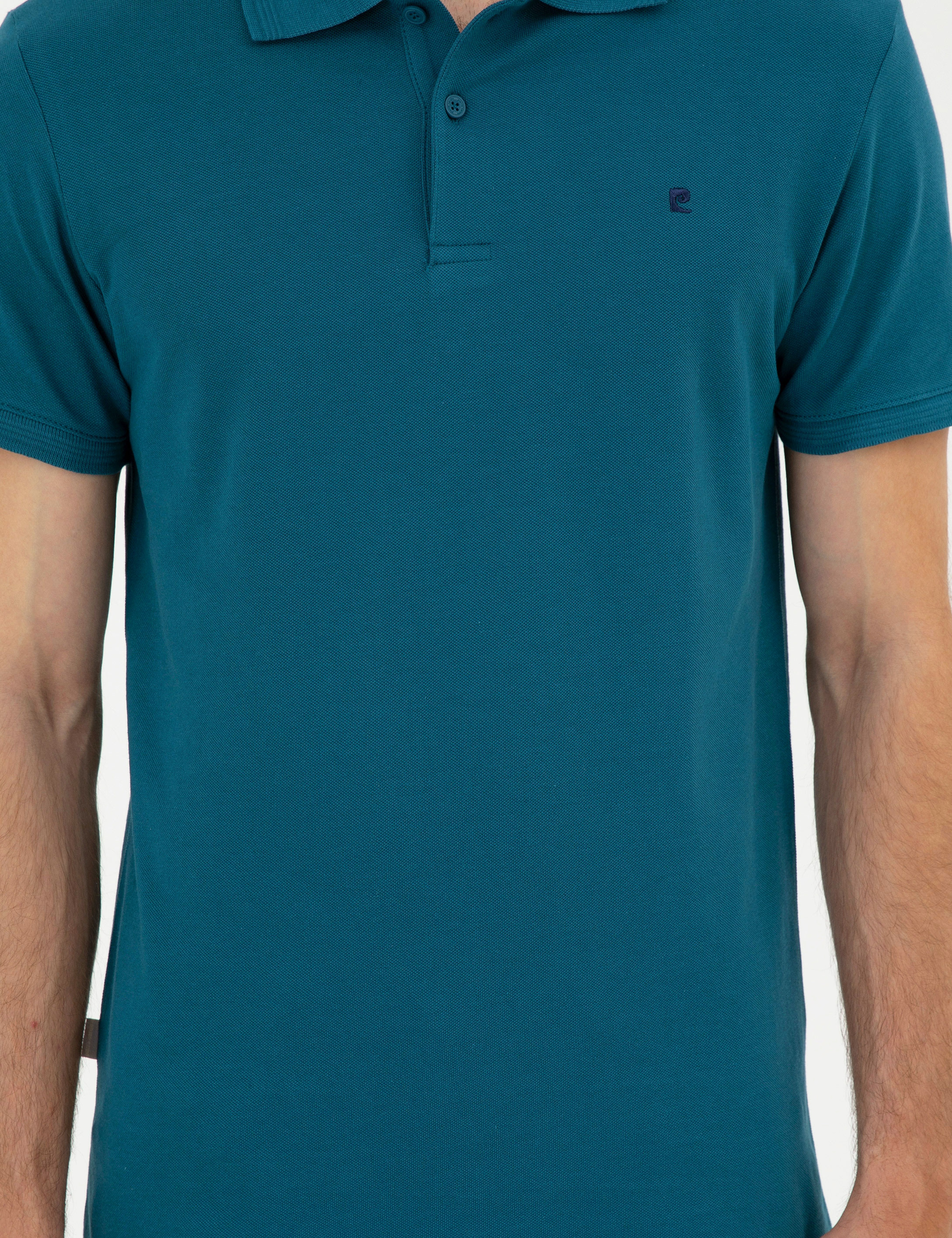 Zümrüt Slim Fit %100 Pamuk Polo Yaka Basic Tişört - Image 6