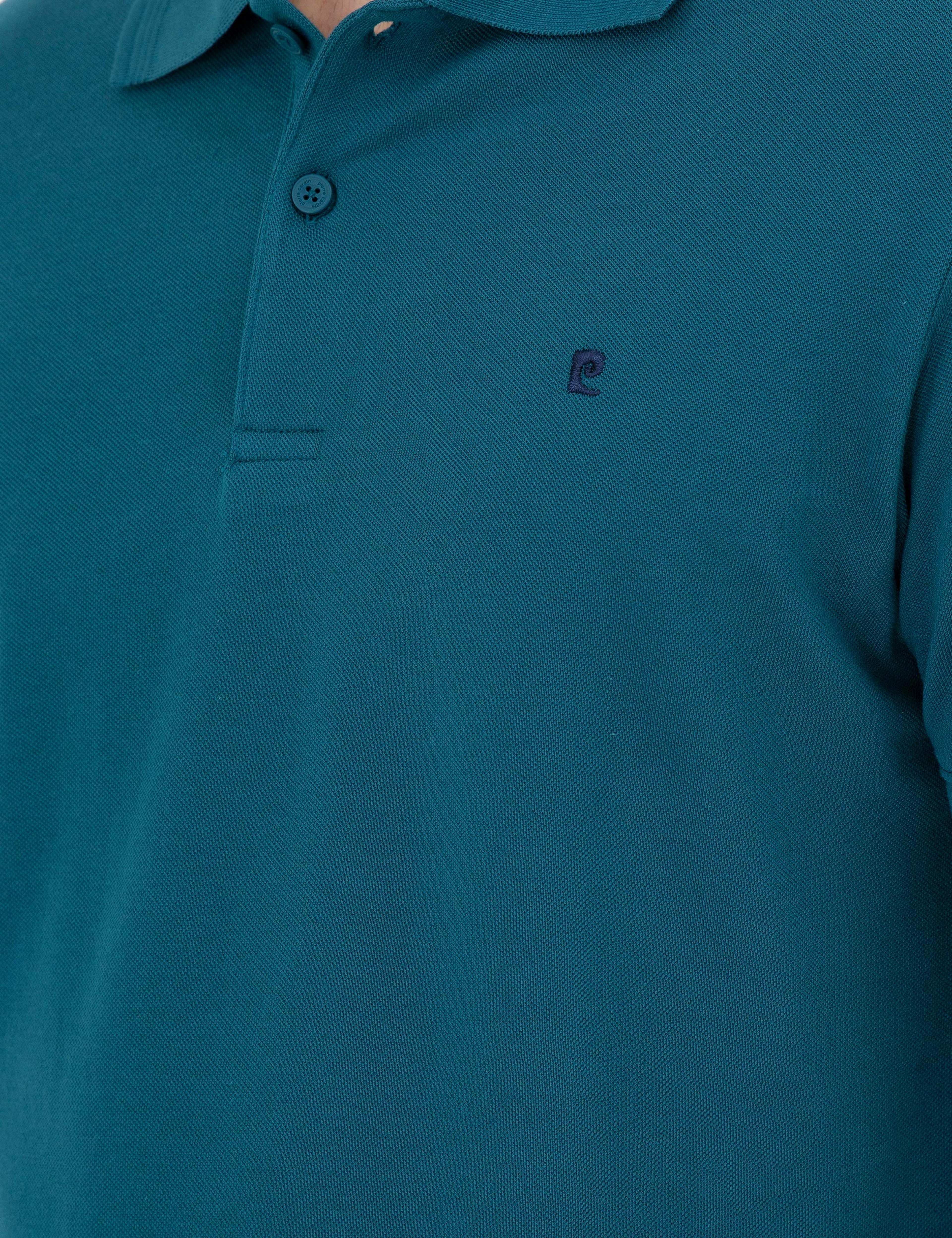 Zümrüt Slim Fit %100 Pamuk Polo Yaka Basic Tişört