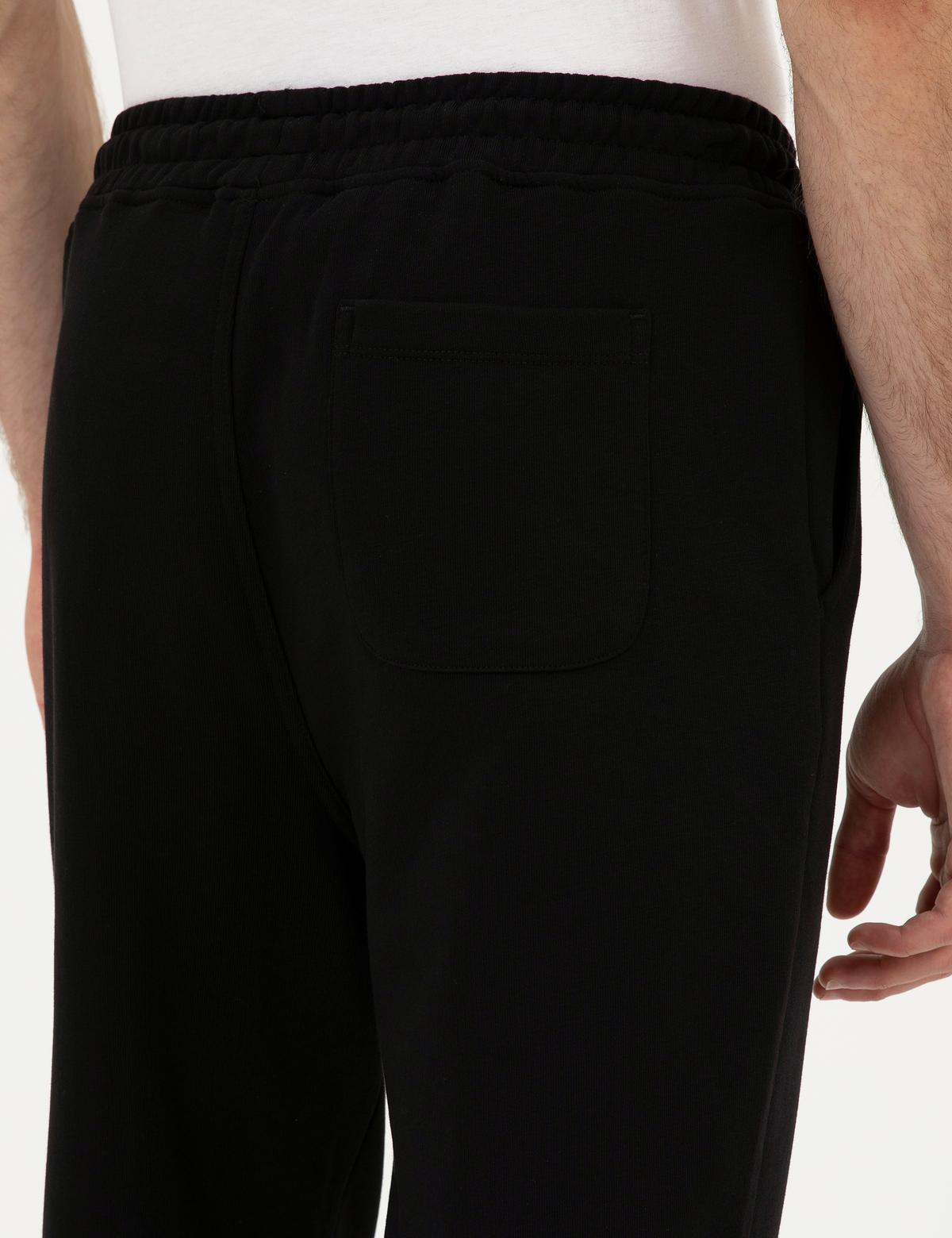 Siyah Slim Fit Eşofman Altı - 50295680007