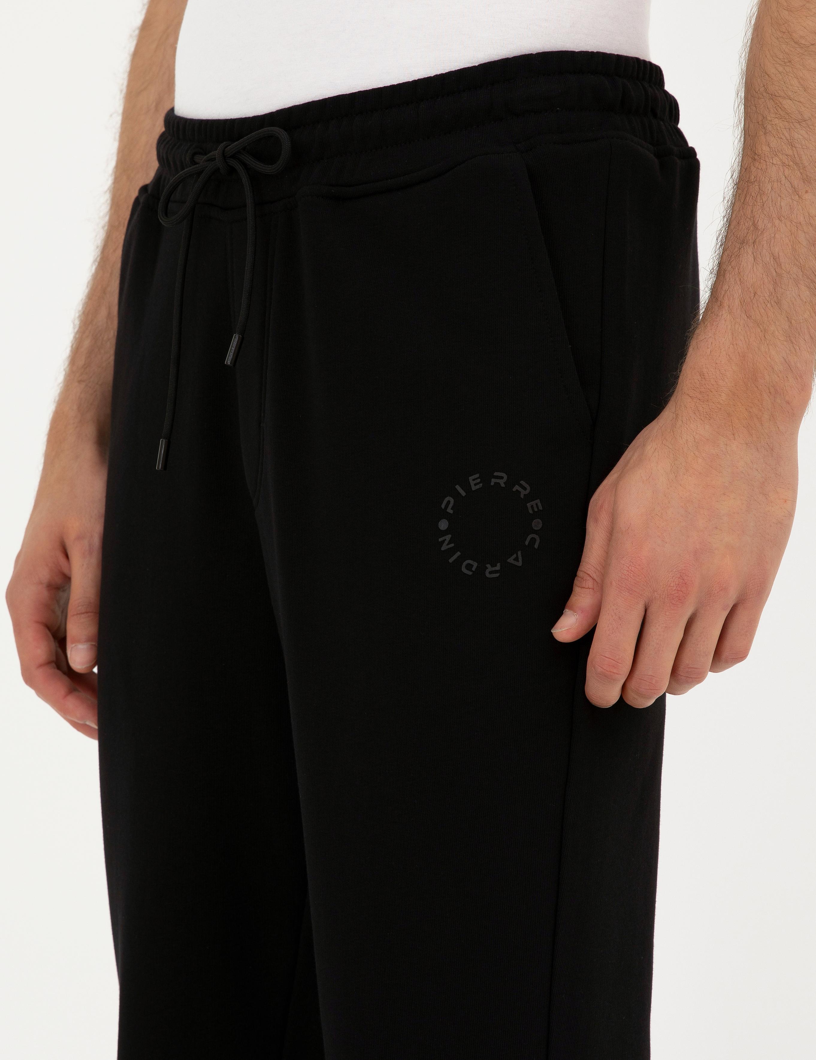 Siyah Slim Fit Eşofman Altı