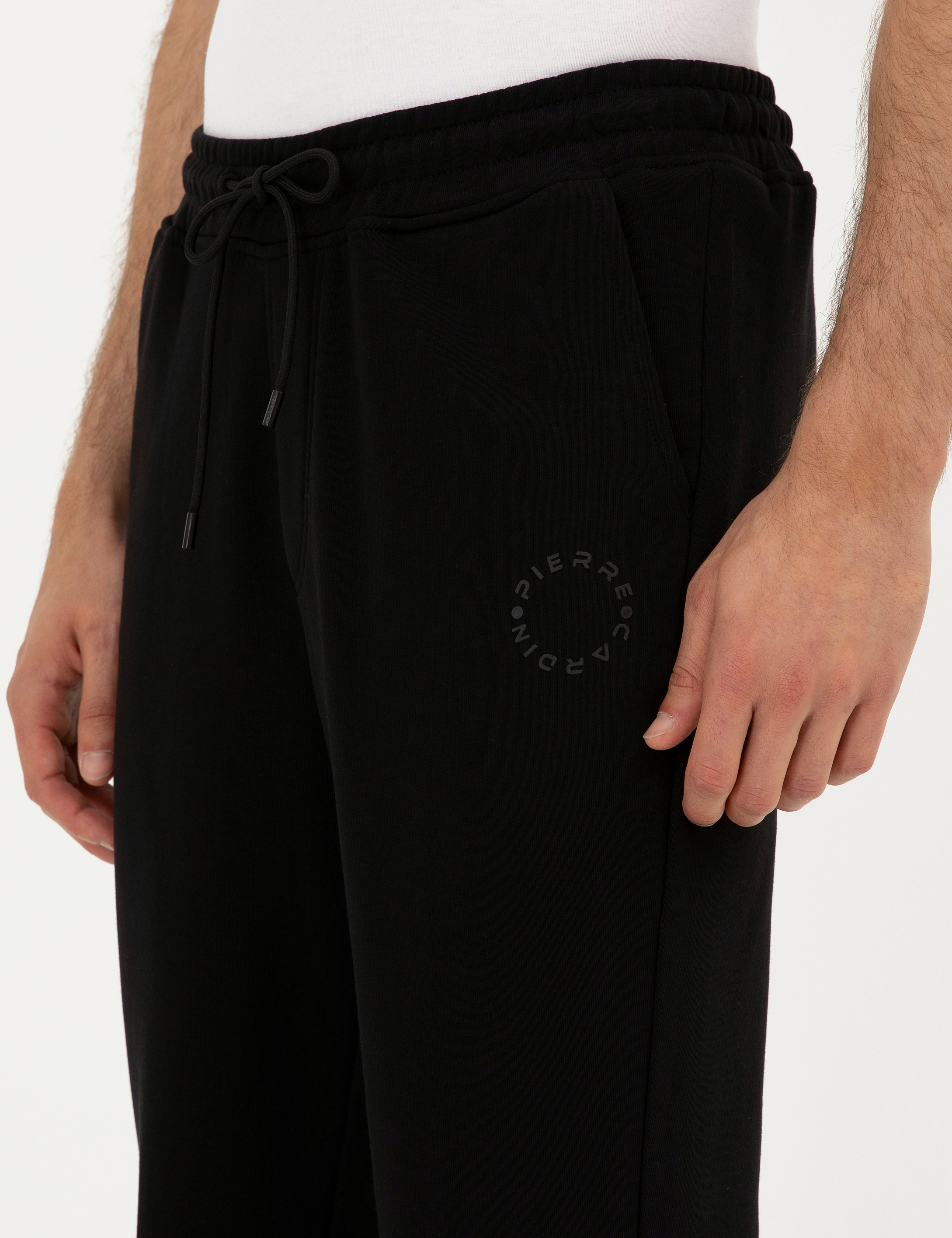 Siyah Slim Fit Eşofman Altı