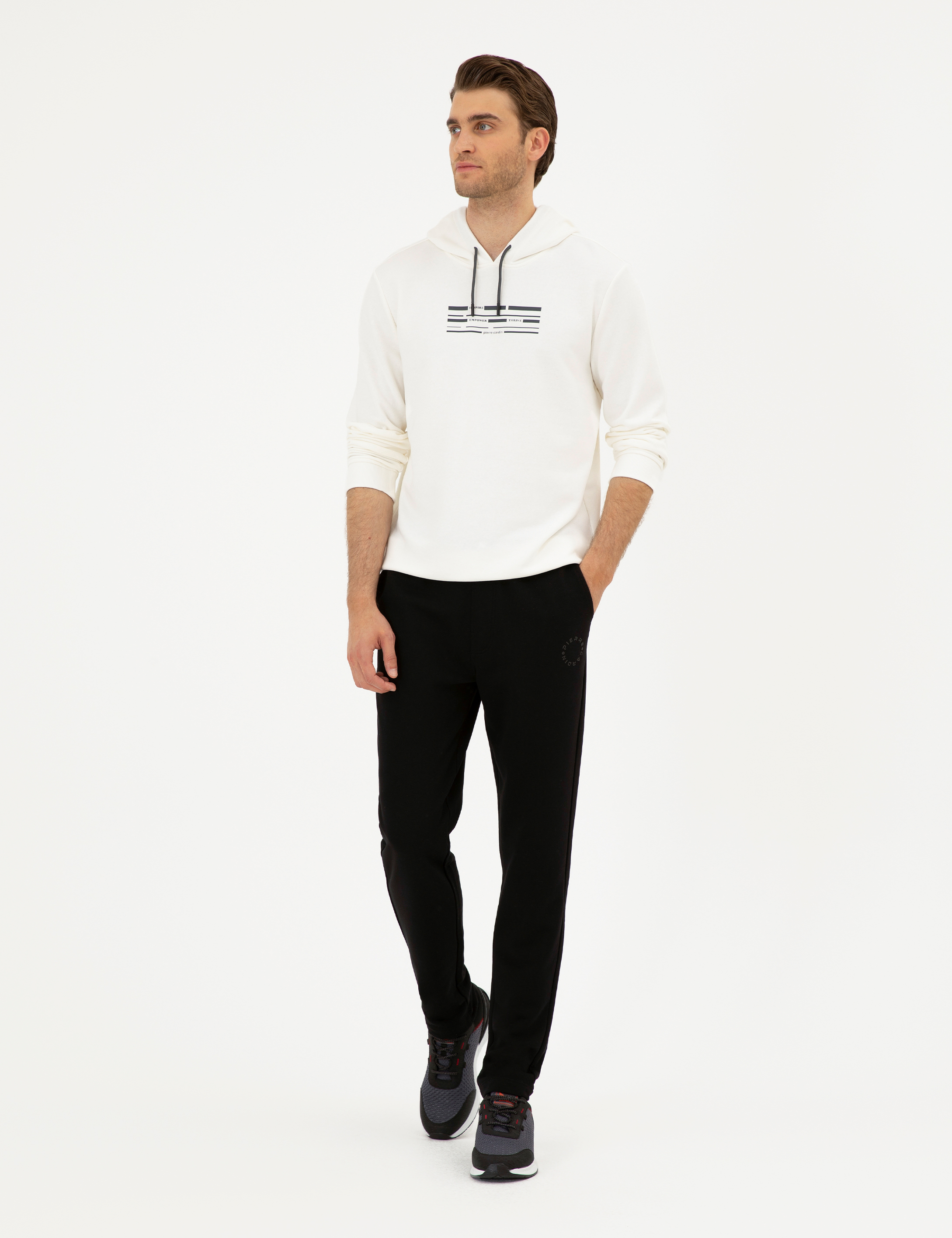 Siyah Slim Fit Eşofman Altı