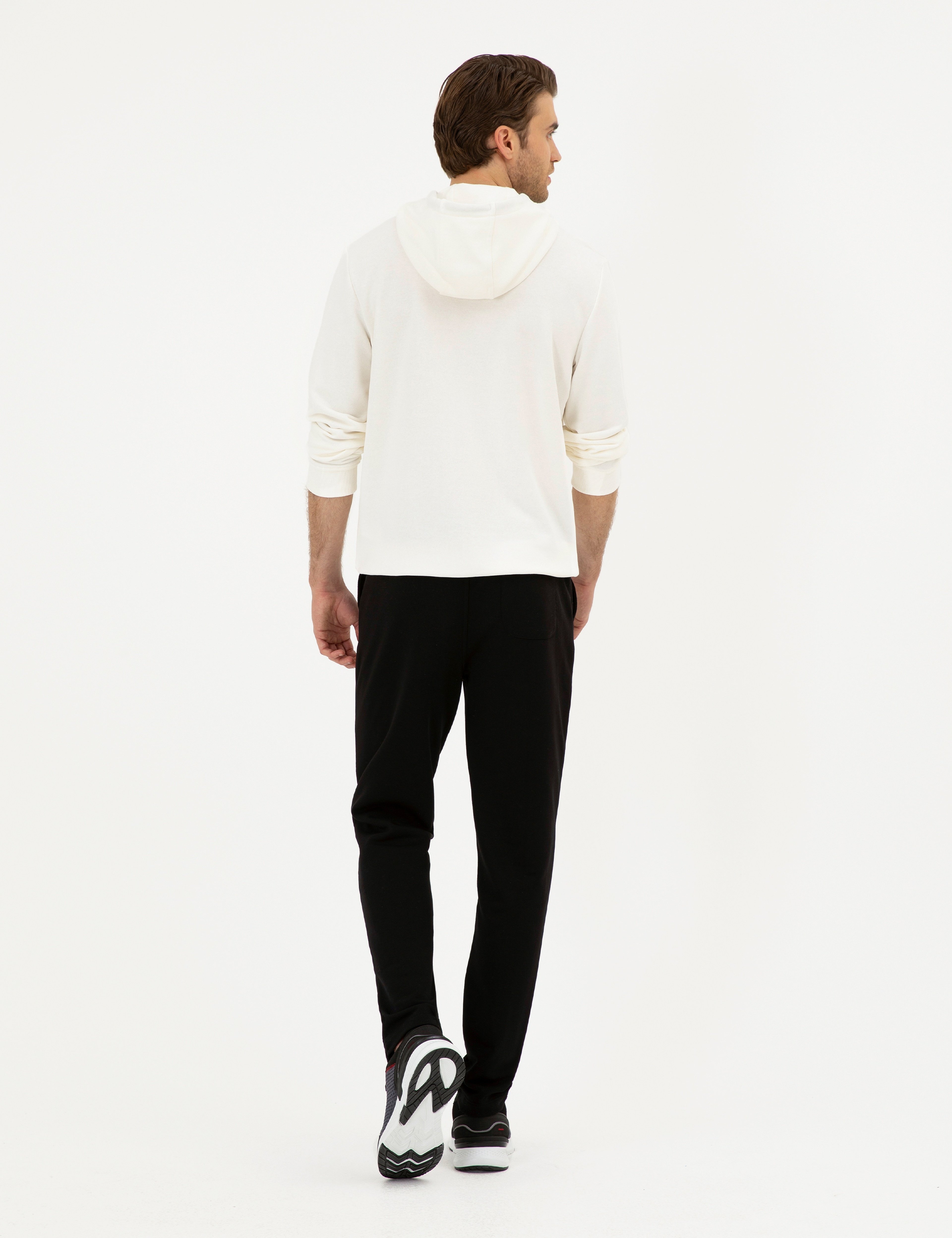Siyah Slim Fit Eşofman Altı - Image 4