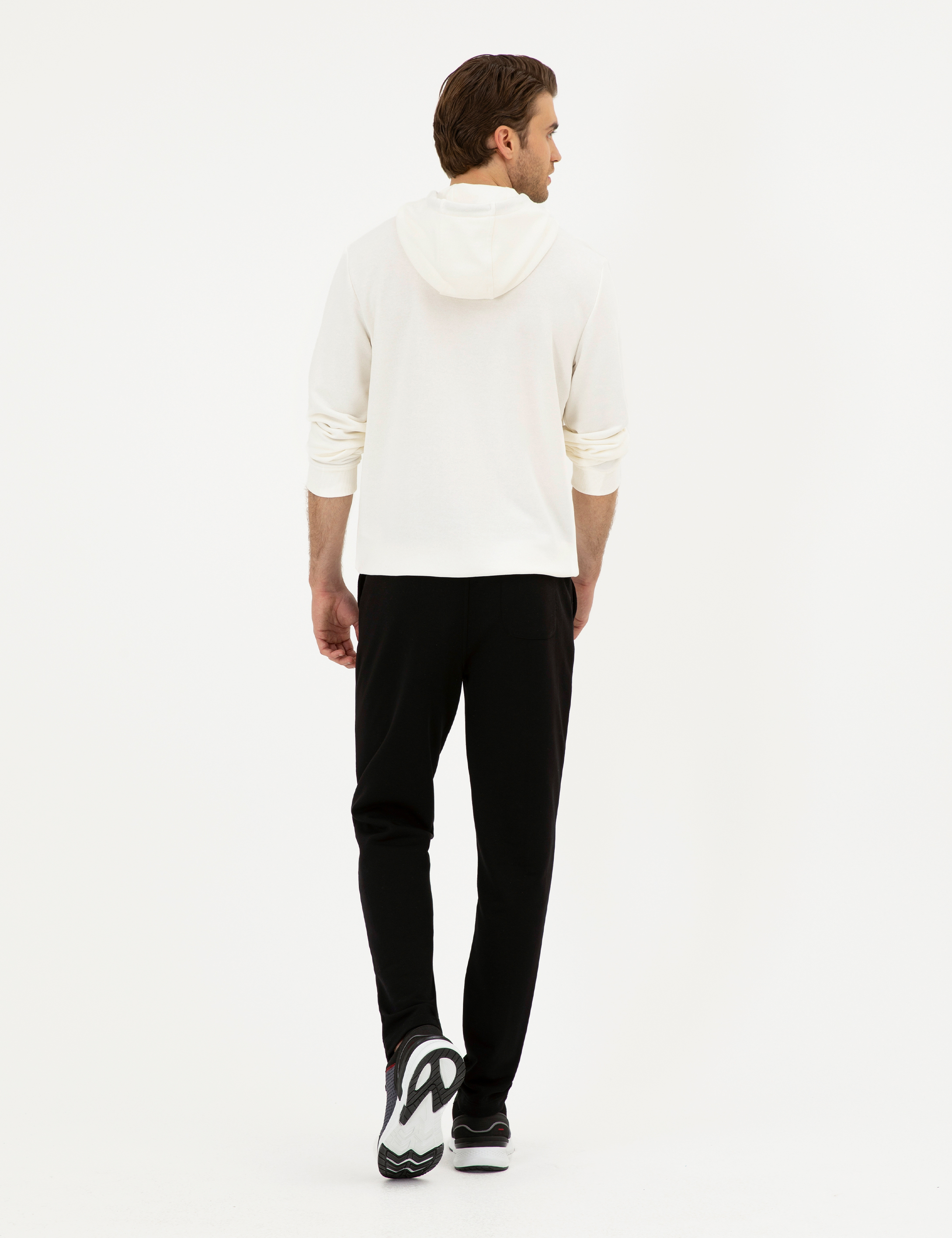 Siyah Slim Fit Eşofman Altı