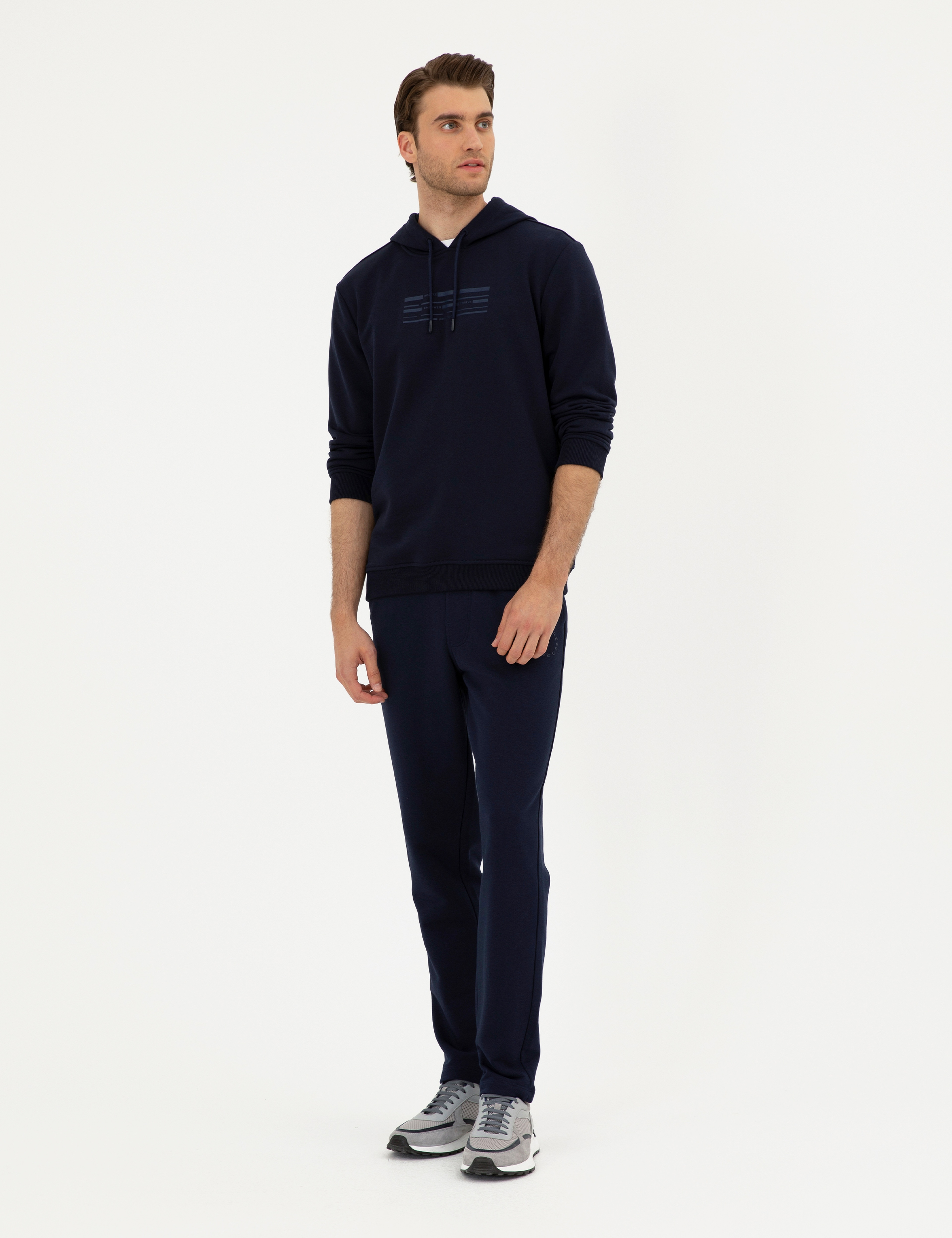 Lacivert Slim Fit Eşofman Altı